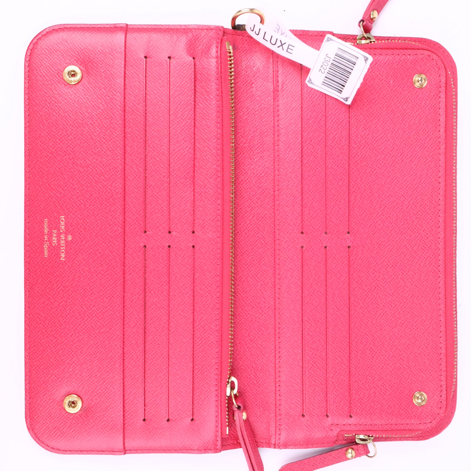 Louis Vuitton Monogram Canvas Pink Insolite Wallet J3022 | Pre-Owned Like New Brown / Pink Monogram Canvas