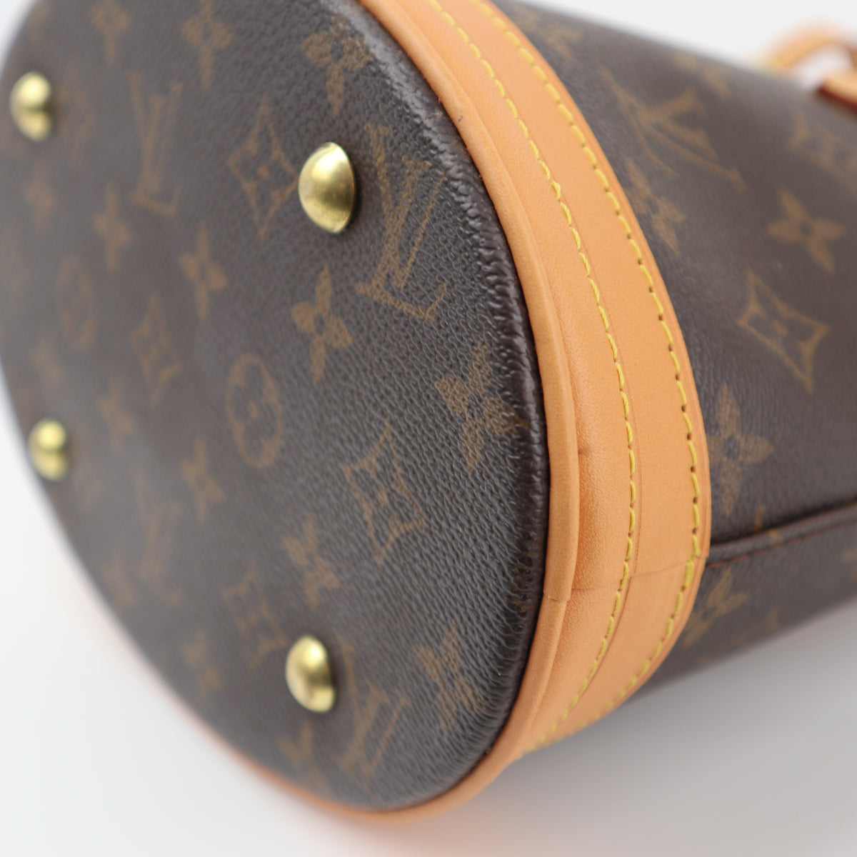 Louis Vuitton Petit Bucket 23 Bucket Bag C1525R | Pre-Owned Excellent Brown Monogram Canvas