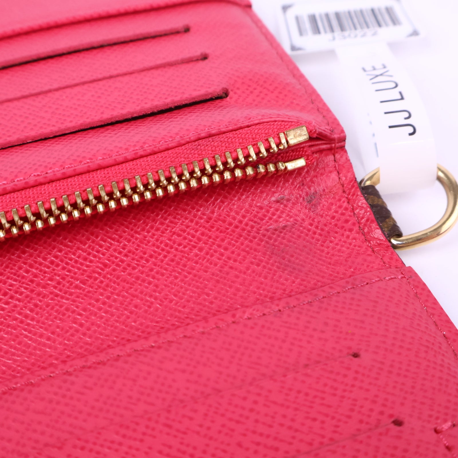 Louis Vuitton Monogram Canvas Pink Insolite Wallet J3022 | Pre-Owned Like New Brown / Pink Monogram Canvas