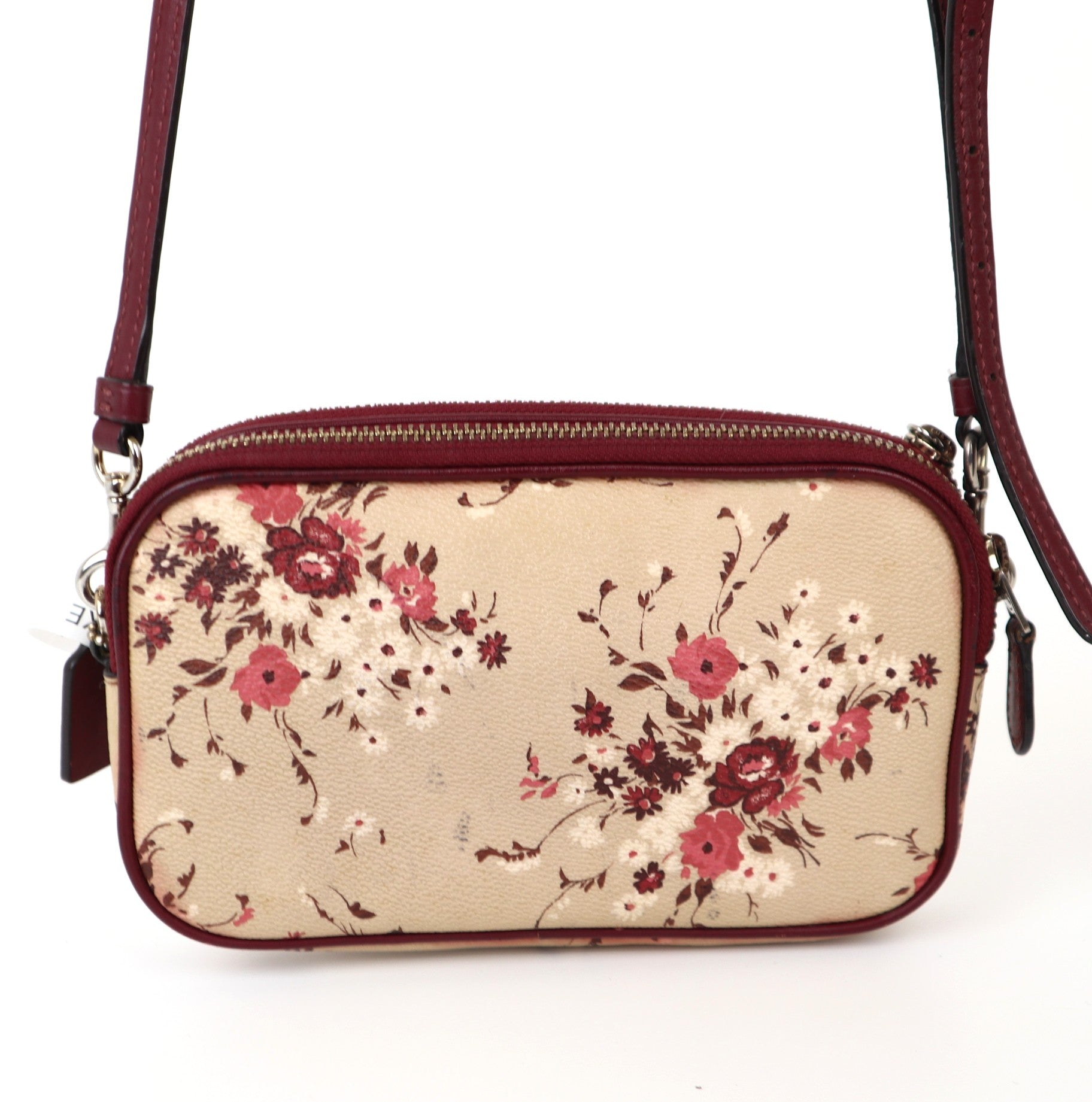 C2032 COACH Floral Bundle Sadie Beechwood Floral Bundle-Pre Owned