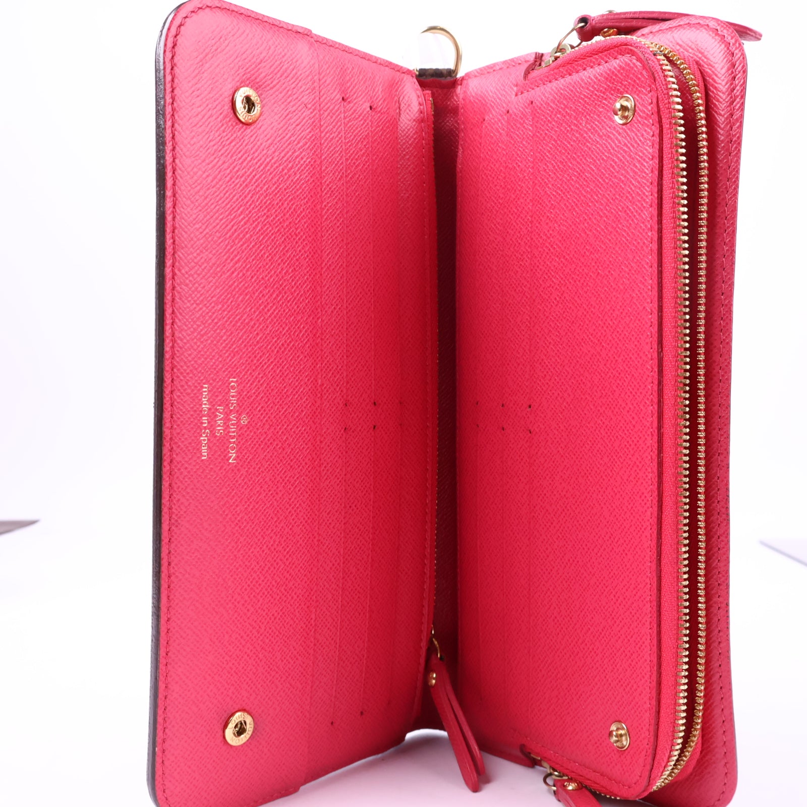 Louis Vuitton Monogram Canvas Pink Insolite Wallet J3022 | Pre-Owned Like New Brown / Pink Monogram Canvas