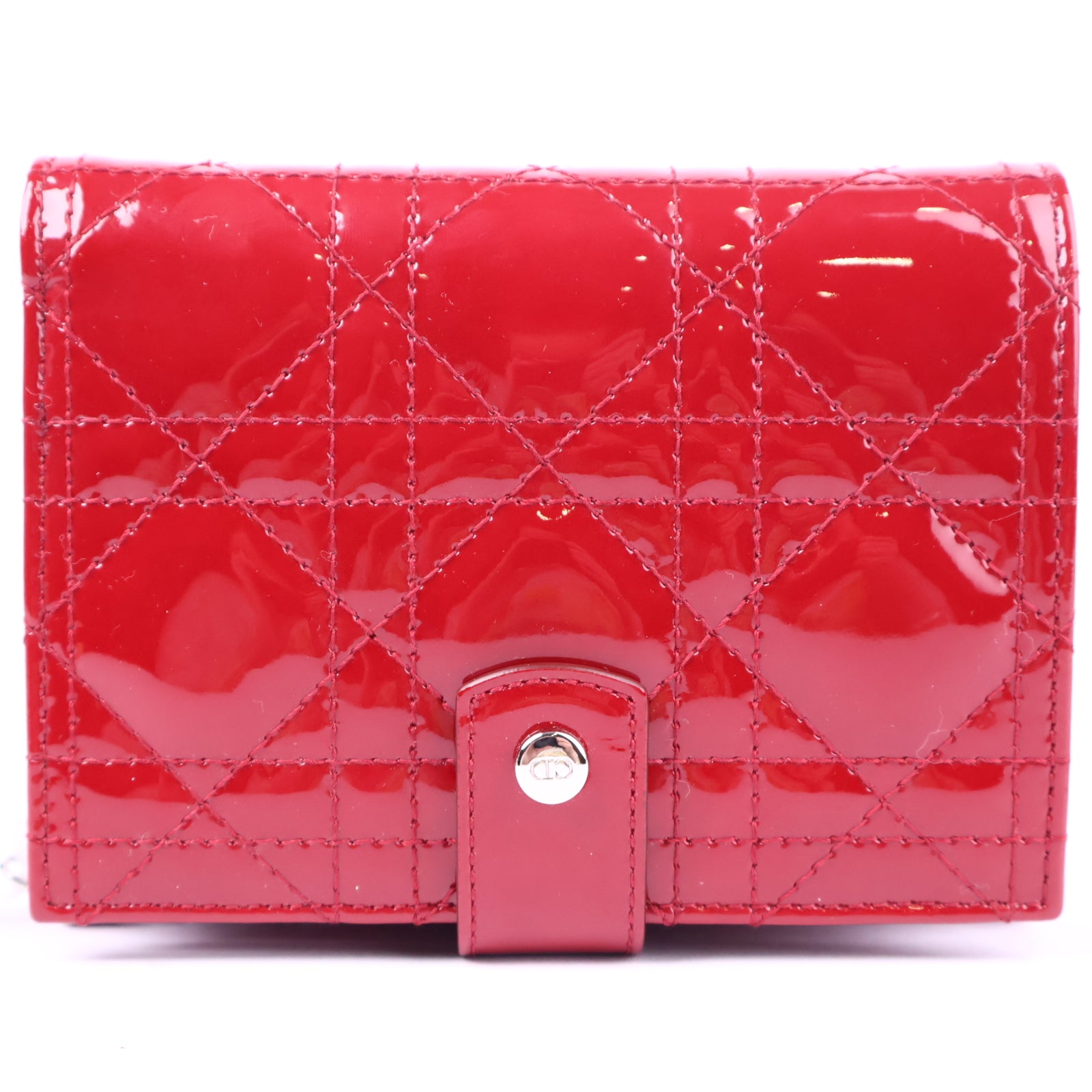 Christian Dior Lady Dior Compact Wallet J3023 | Pre-Owned Like New