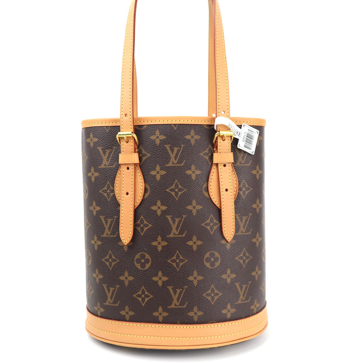 Louis Vuitton Petit Bucket 23 Bucket Bag C1526R | Pre-Owned Excellent Brown Monogram Canvas