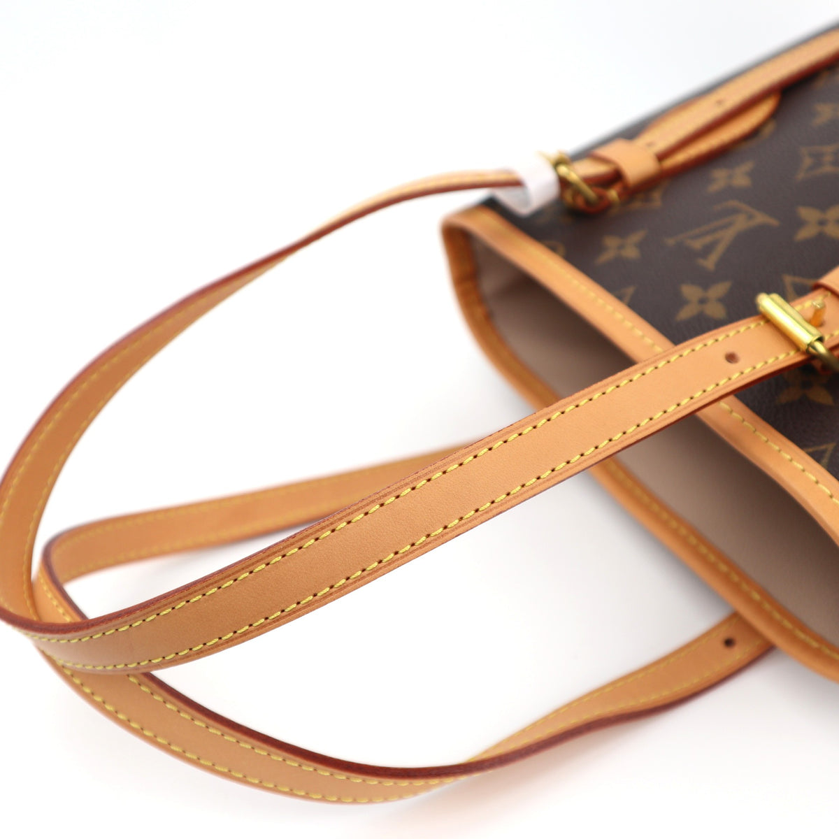 Louis Vuitton Petit Bucket 23 Bucket Bag C1526R | Pre-Owned Excellent Brown Monogram Canvas