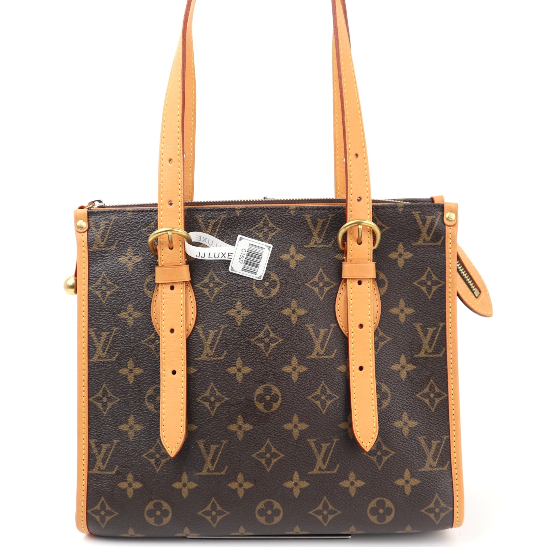 Louis Vuitton Popincourt Haut Shoulder Bag C1527R | Pre-Owned Excellent Brown Monogram Canvas