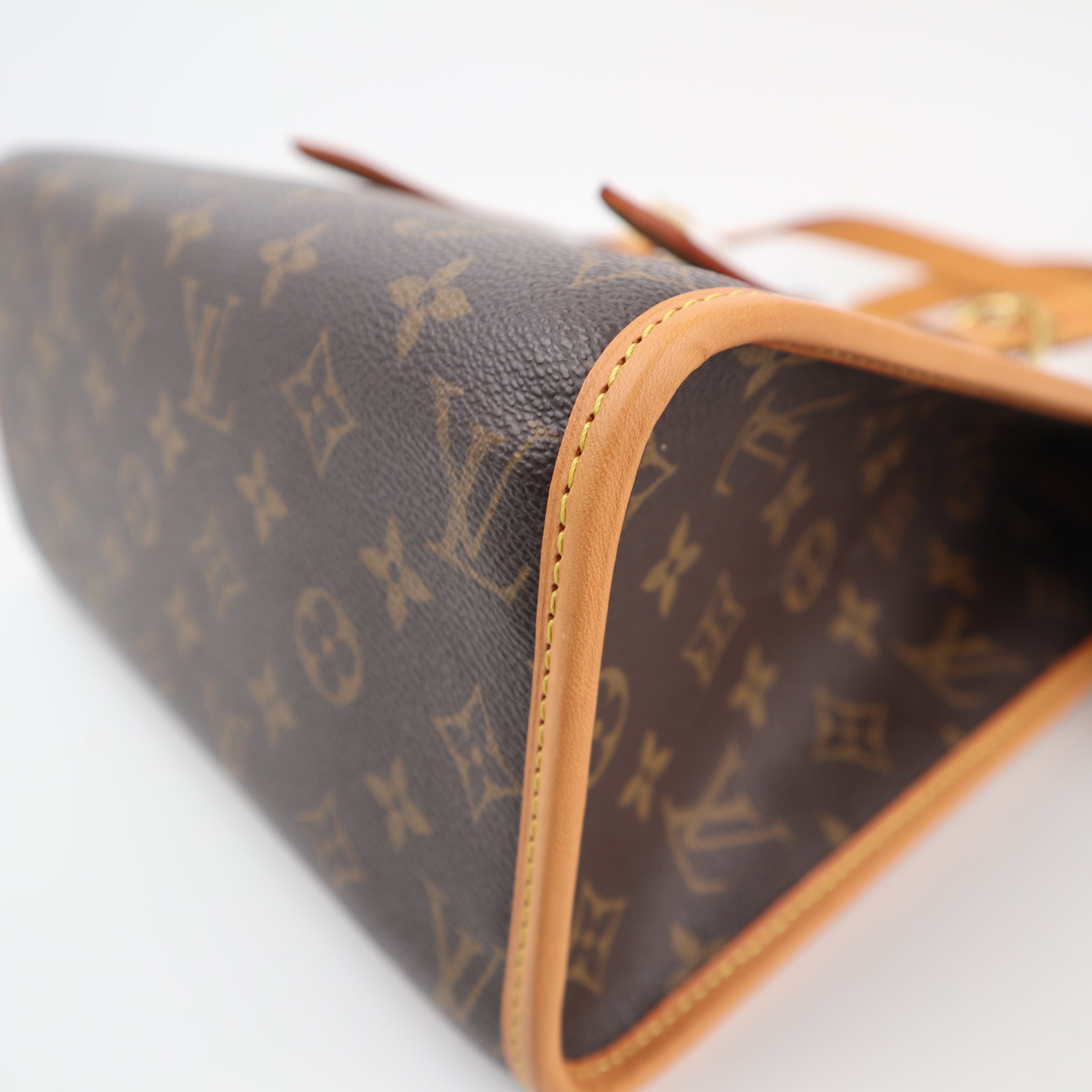 Louis Vuitton Popincourt Haut Shoulder Bag C1527R | Pre-Owned Excellent Brown Monogram Canvas