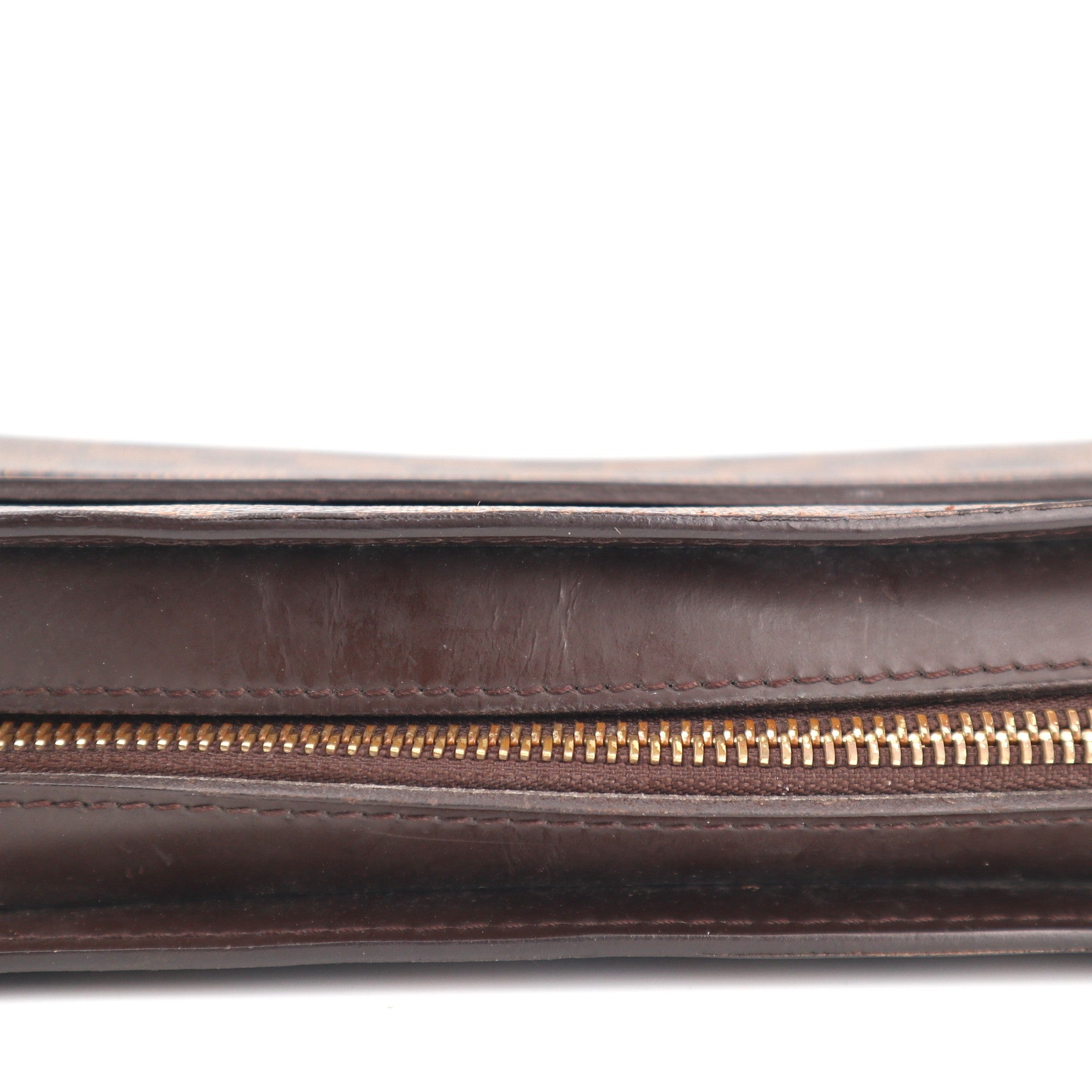 Louis Vuitton Saint Louis Clutch C1520 | Pre-Owned Excellent Brown Damier Ebene Canvas