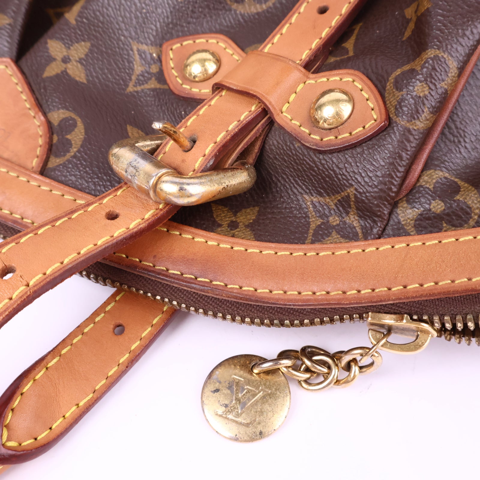 Louis Vuitton Tivoli GM Top Handle Bag J3177R | Pre-Owned Excellent Red