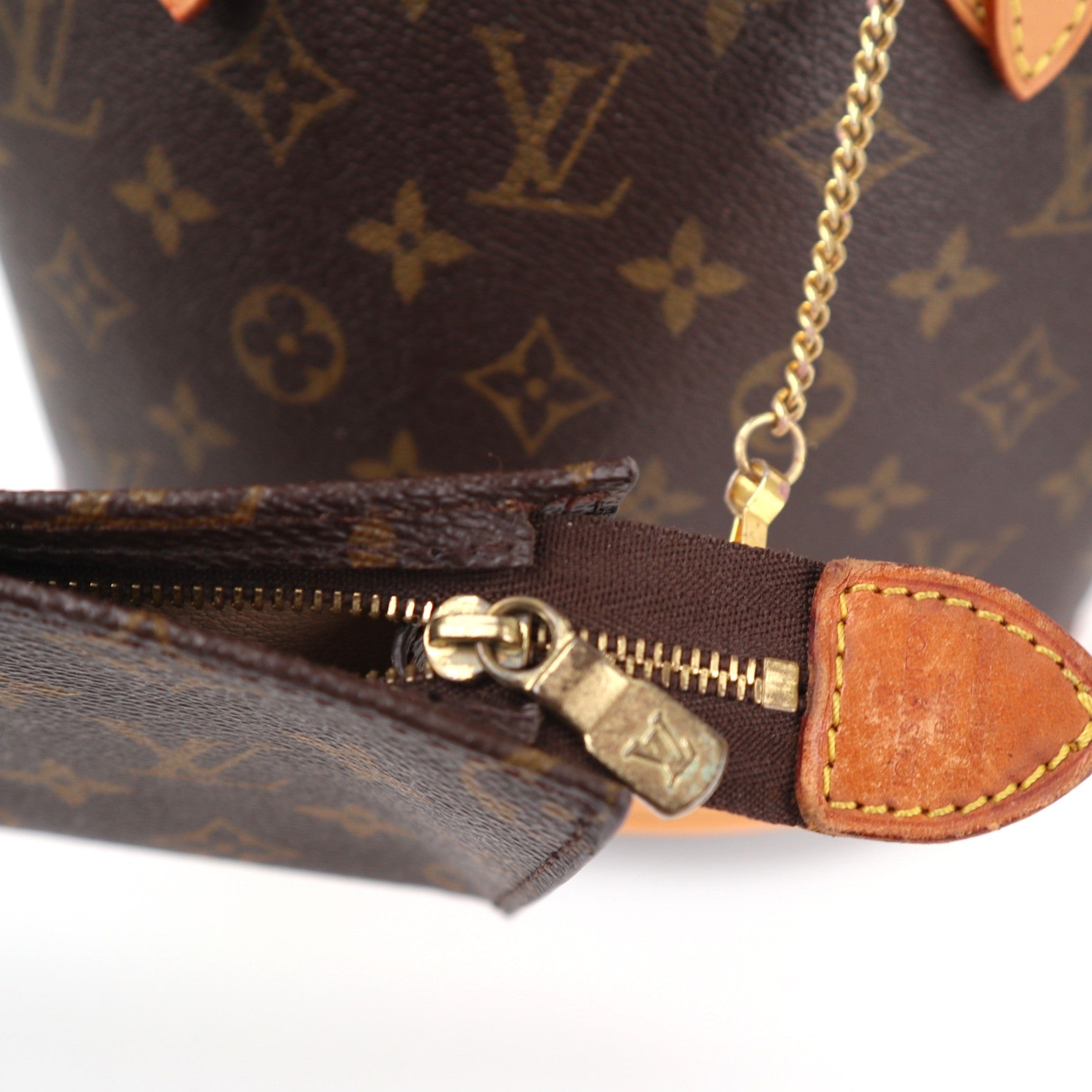 Louis Vuitton Petit Bucket 23 Bucket Bag C1529R | Pre-Owned Excellent Brown Monogram Canvas