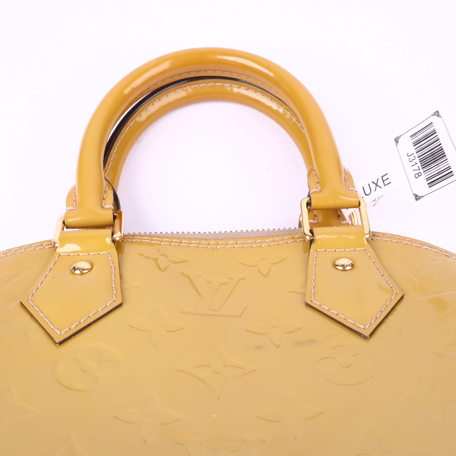 Louis Vuitton Monogram Vernis Alma BB satchel Top Handle Bag J3178 | Pre-Owned Excellent Brown Monogram Canvas