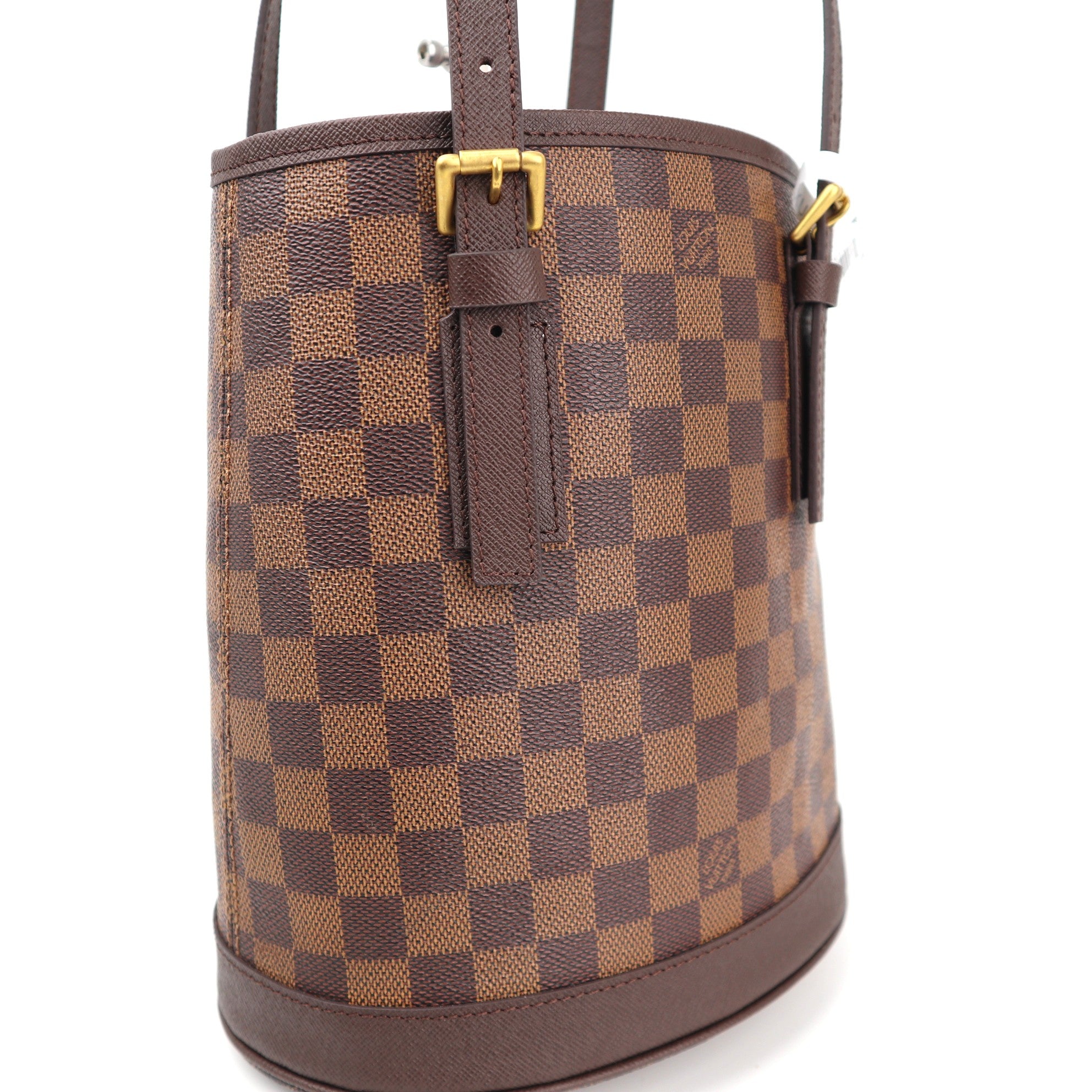 Louis Vuitton Marais Bucket 23 Bucket Bag C1530R | Pre-Owned Excellent Brown Damier Ebene Canvas