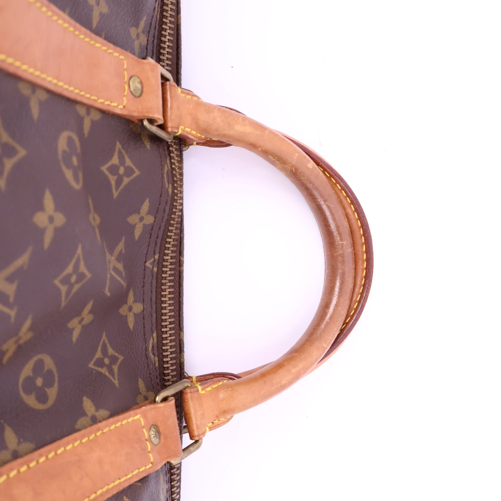 Louis Vuitton Monogram Keepall 60 Top Handle Bag J3183 | Pre-Owned Excellent Brown Monogram Canvas