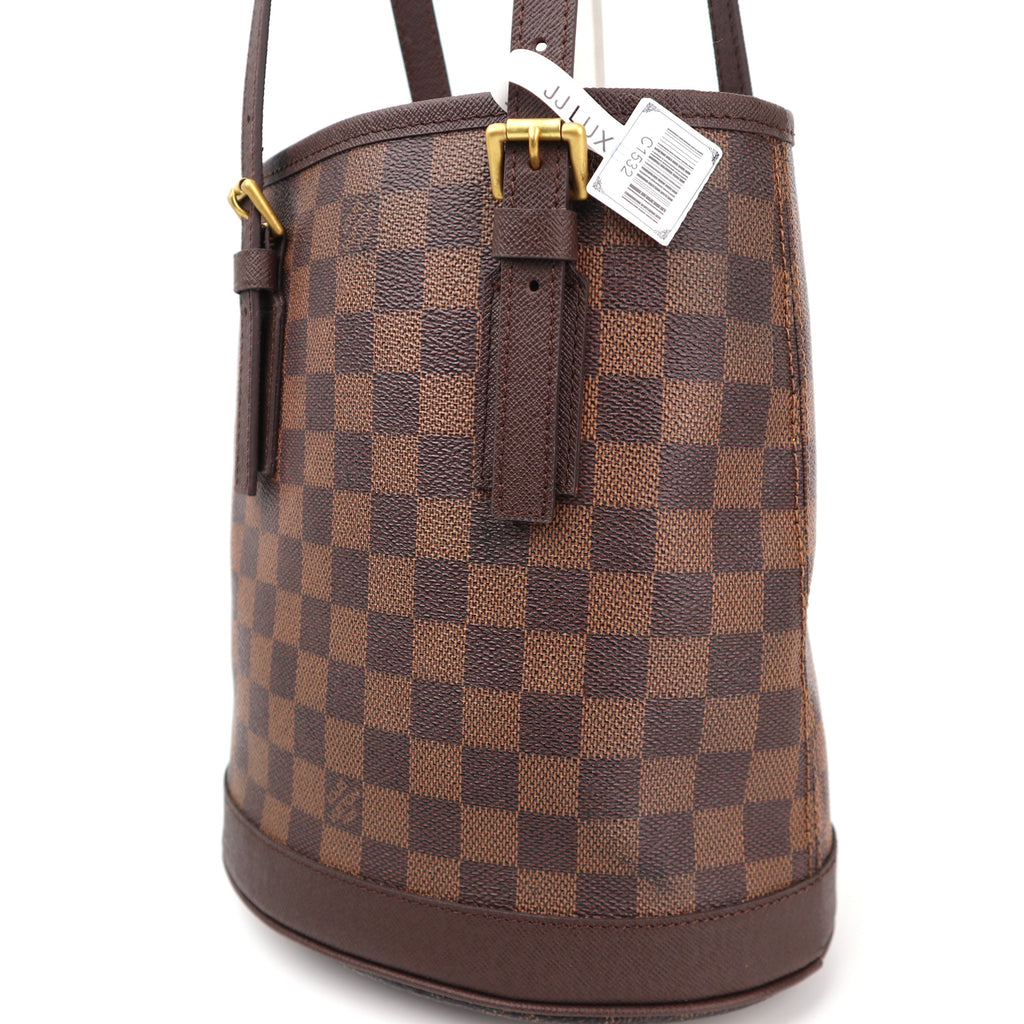 Louis Vuitton Marais Bucket 23 Bucket Bag C1532R | Pre-Owned Excellent Brown Damier Ebene Canvas