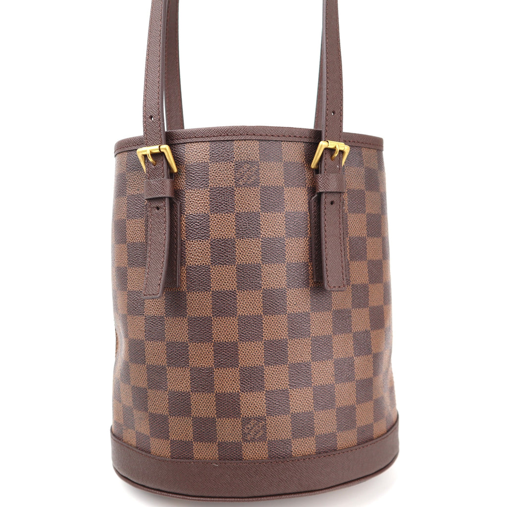 Louis Vuitton Marais Bucket 23 Bucket Bag C1532R | Pre-Owned Excellent Brown Damier Ebene Canvas