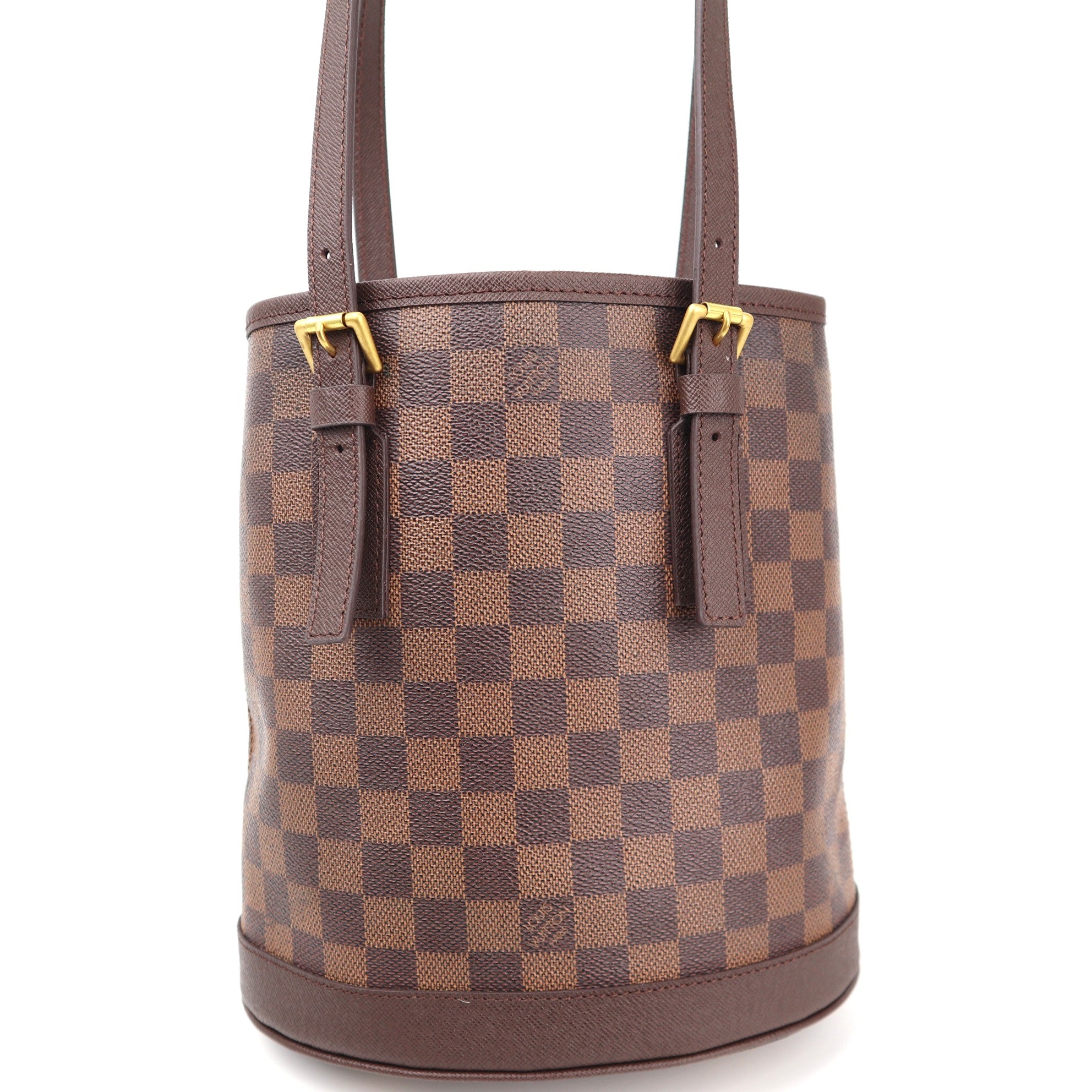Louis Vuitton Marais Bucket 23 Bucket Bag C1532R | Pre-Owned Excellent Brown Damier Ebene Canvas