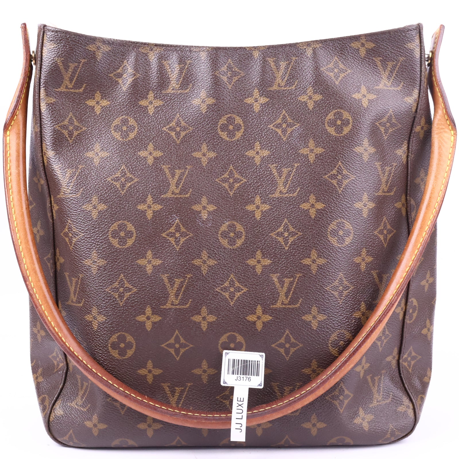 Louis Vuitton Monogram Looping GM Tote Bag J3176 | Pre-Owned Excellent Brown Monogram Canvas