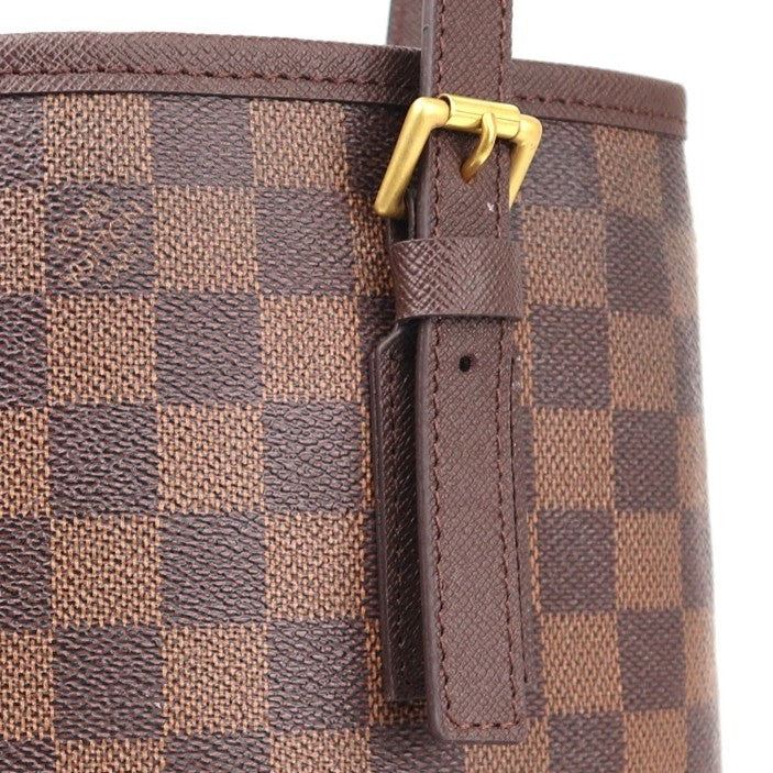 Louis Vuitton Marais Bucket 23 Bucket Bag C1532R | Pre-Owned Excellent Brown Damier Ebene Canvas