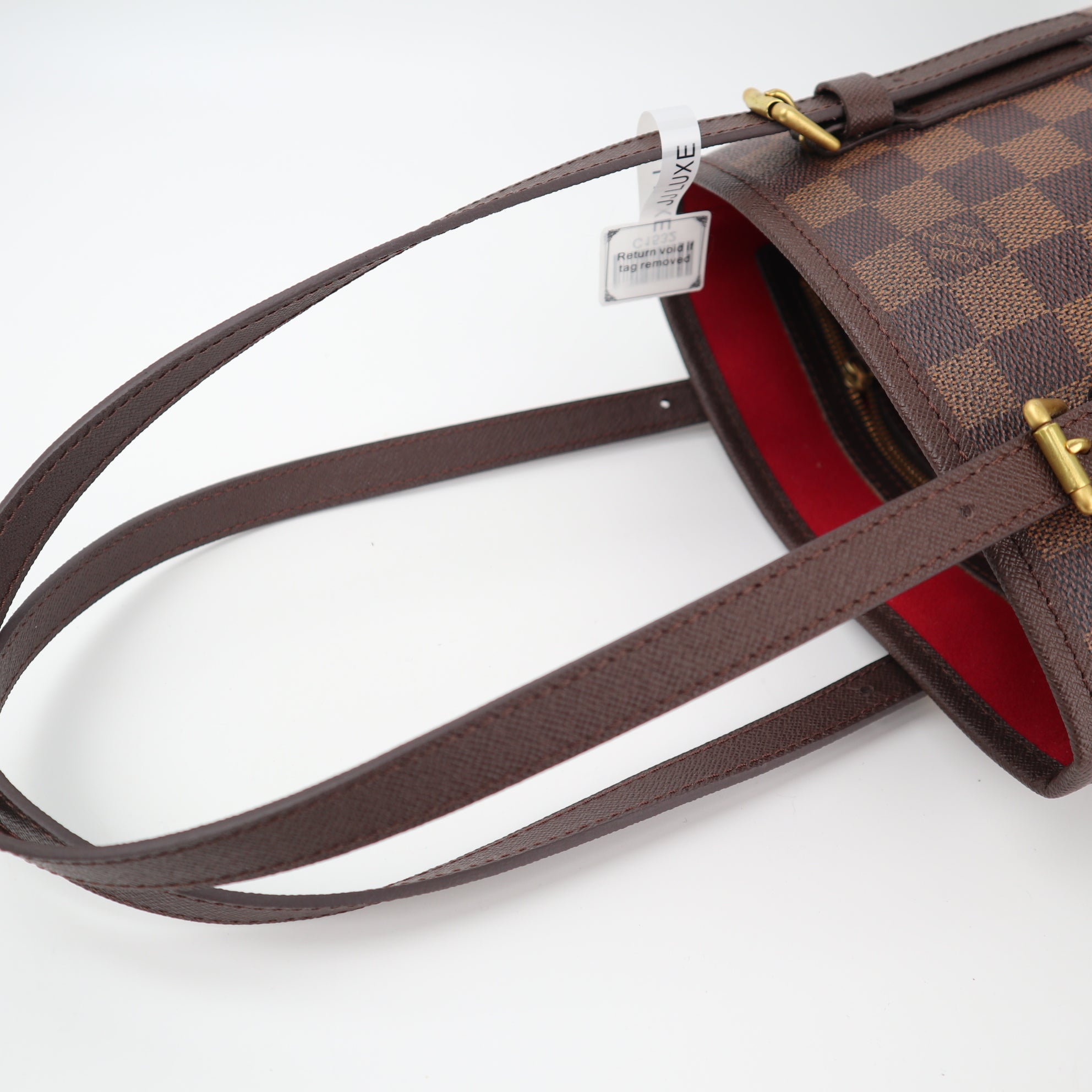Louis Vuitton Marais Bucket 23 Bucket Bag C1532R | Pre-Owned Excellent Brown Damier Ebene Canvas
