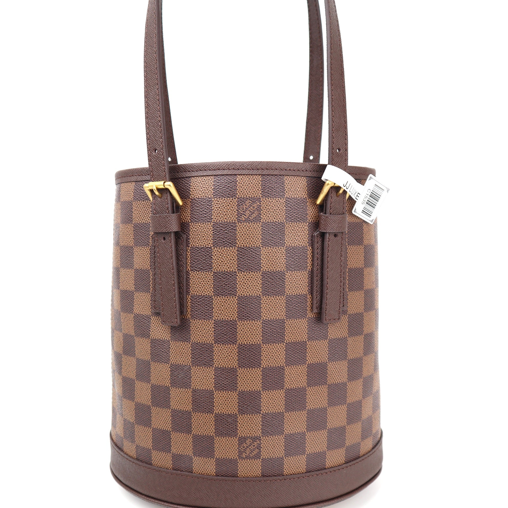 Louis Vuitton Marais Bucket 23 Bucket Bag C1535R | Pre-Owned Excellent Brown Damier Ebene Canvas