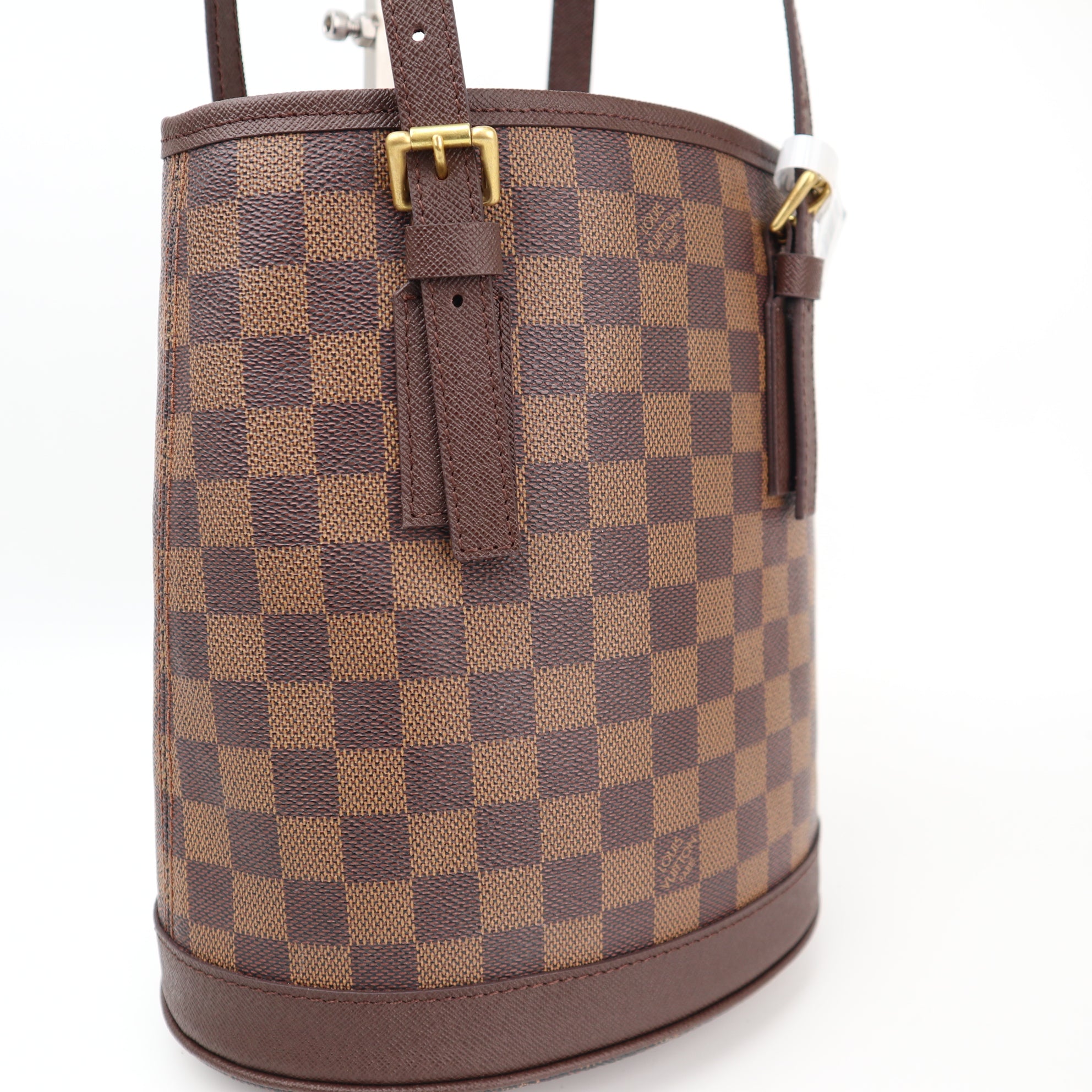 Louis Vuitton Marais Bucket 23 Bucket Bag C1535R | Pre-Owned Excellent Brown Damier Ebene Canvas