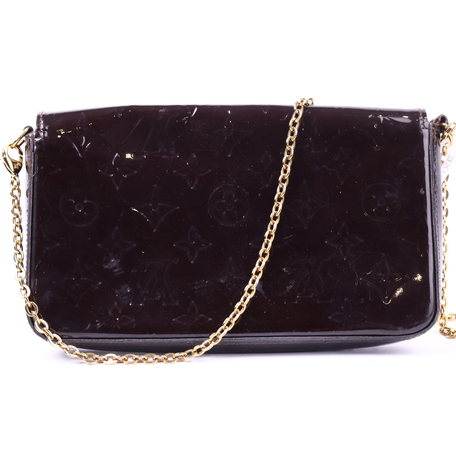Louis Vuitton Pochette Felicie Vernis Crossbody Bag J3063 | Pre-Owned Excellent Leather, Vernis leather