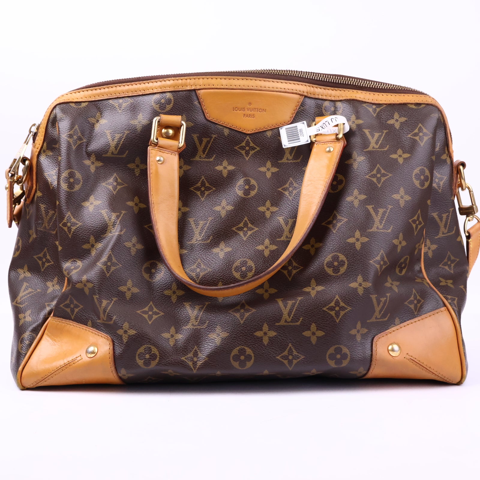 Louis Vuitton Monogram Leather Retiro Top Handle Bag J3066 | Pre-Owned Excellent Brown Monogram Canvas, Leather