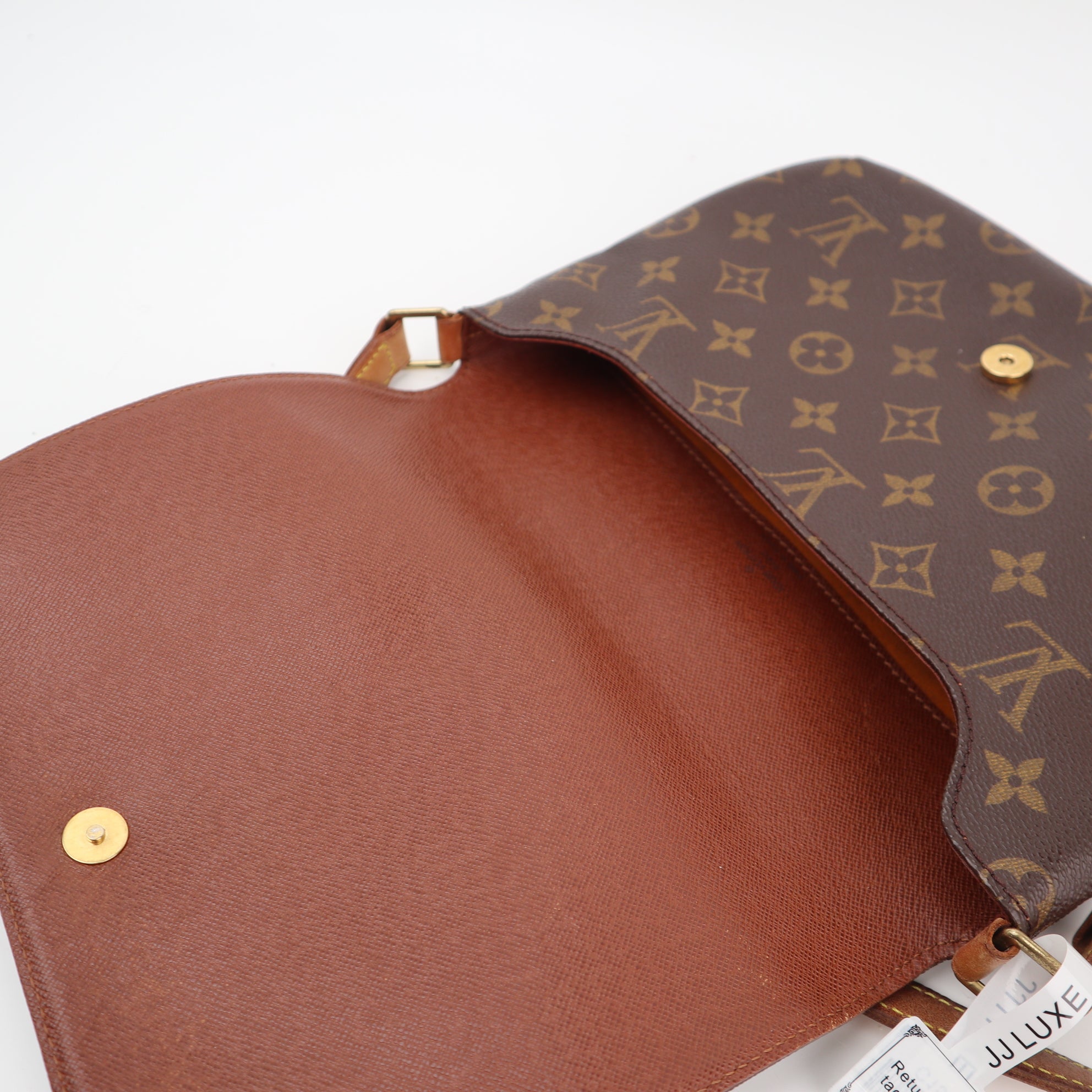 Louis Vuitton Monogram Musette Tango Crossbody Bag C1536 | Pre-Owned Very Good Tan Monogram Canvas