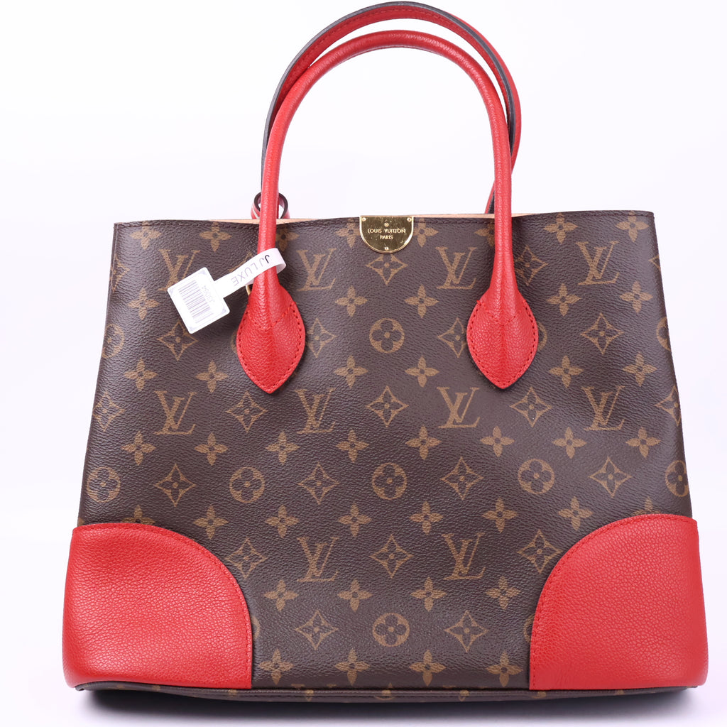 Louis Vuitton Monogram Canvas Flandrin Tote Bag J3064 | Pre-Owned Like New Brown Monogram Canvas