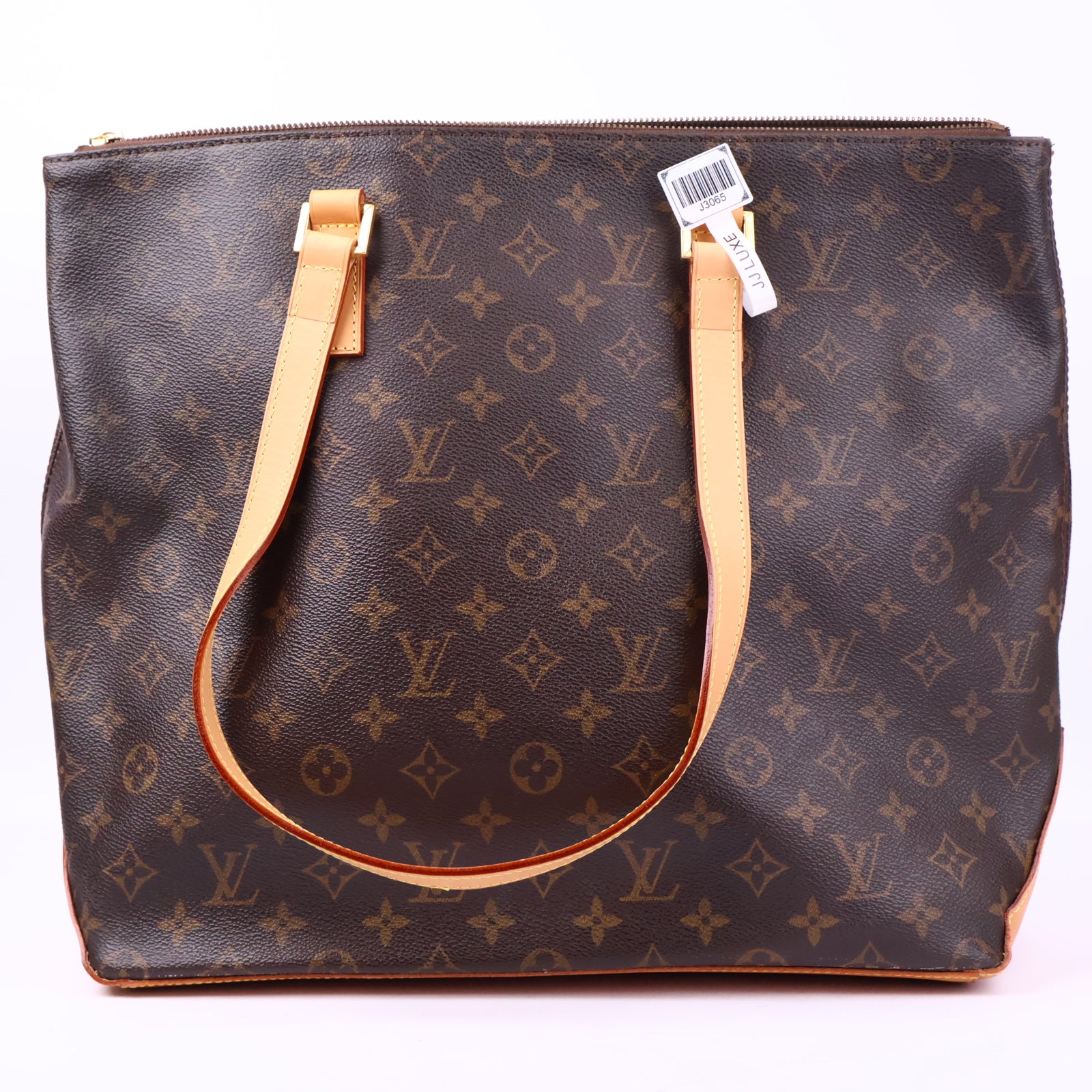 Louis Vuitton Monogram Cabas Mezzo Tote Tote Bag J3065R | Pre-Owned Like New Brown Monogram Canvas