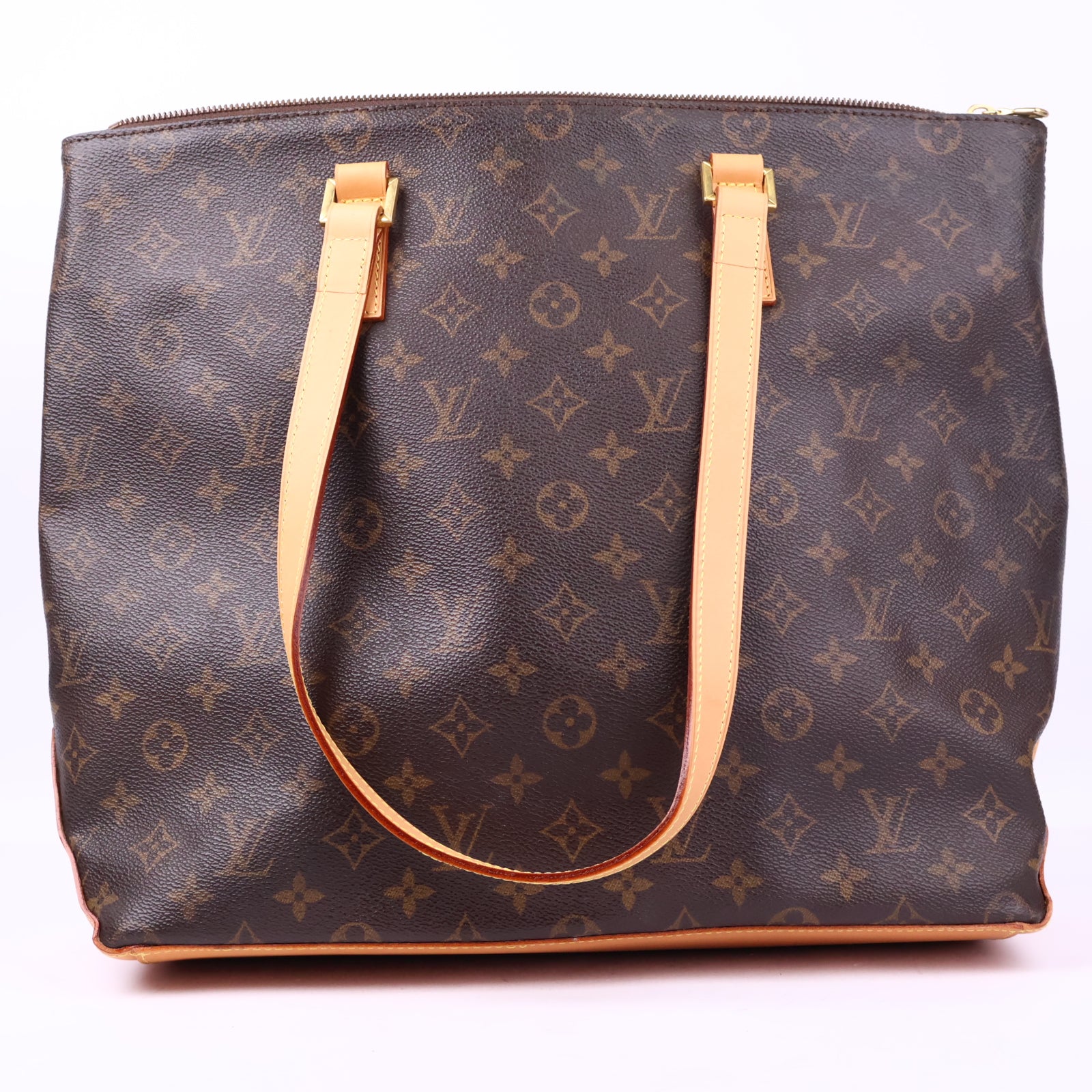 Louis Vuitton Monogram Cabas Mezzo Tote Tote Bag J3065R | Pre-Owned Like New Brown Monogram Canvas