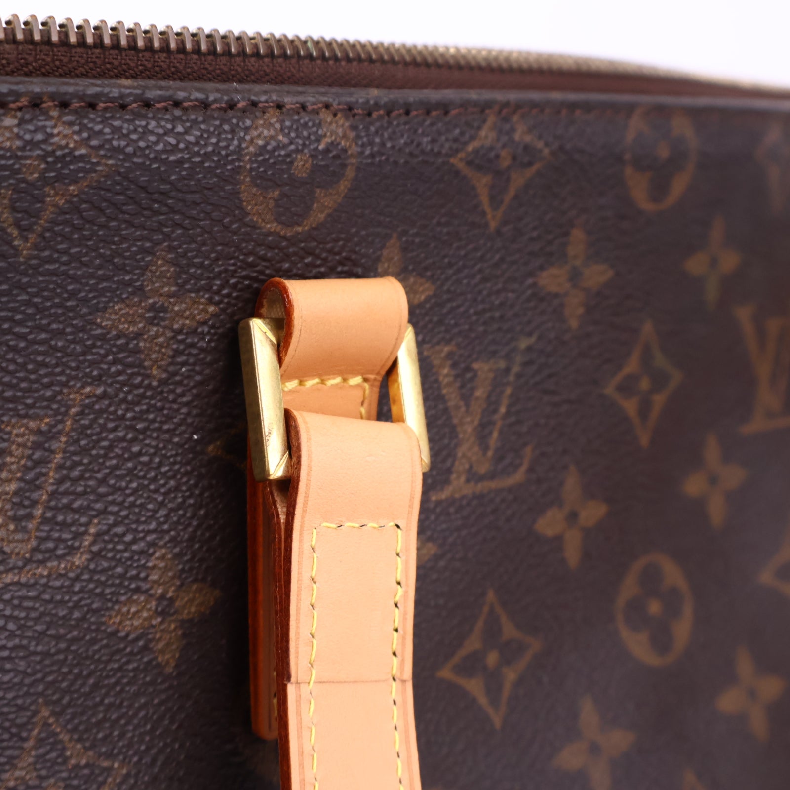 Louis Vuitton Monogram Cabas Mezzo Tote Tote Bag J3065R | Pre-Owned Like New Brown Monogram Canvas