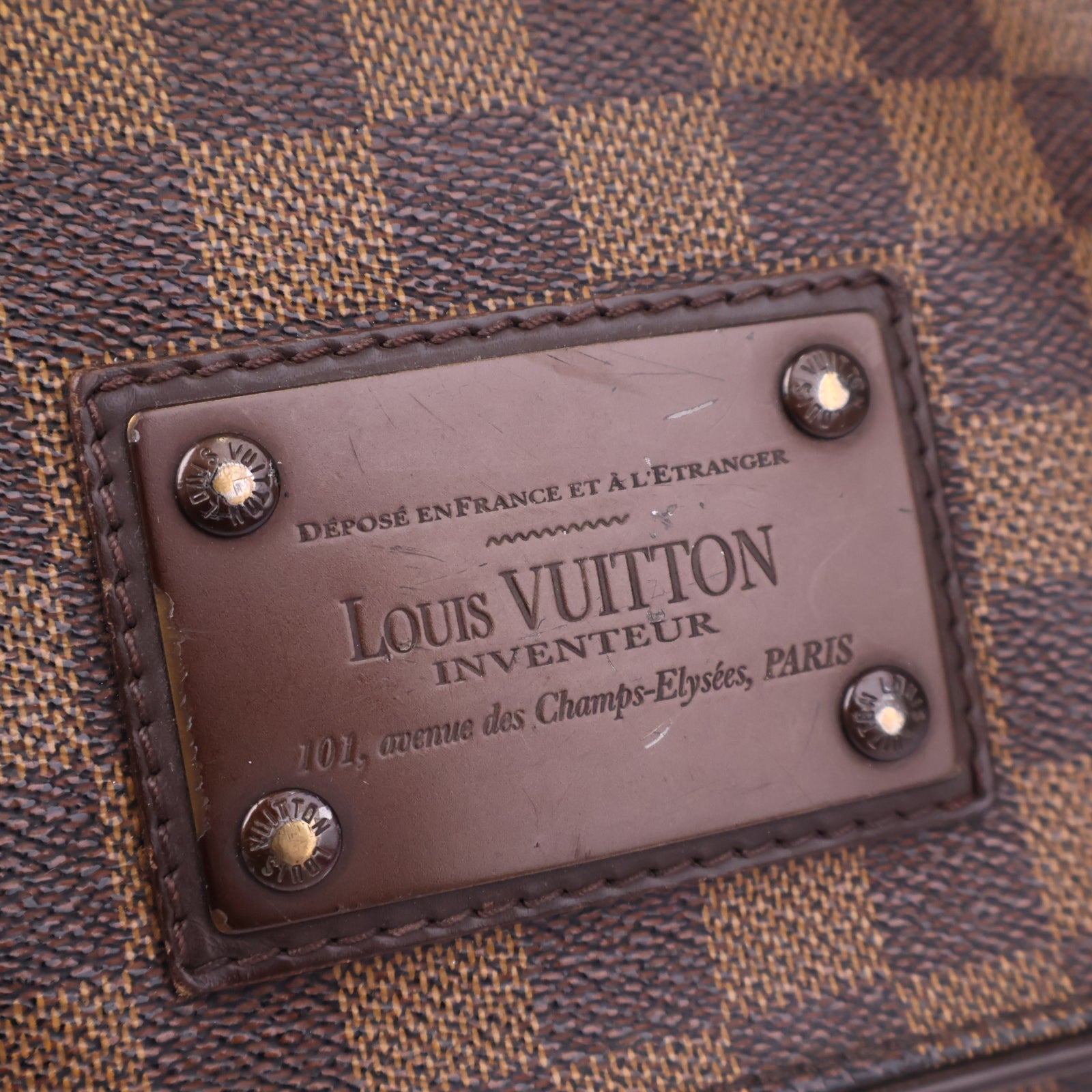 Louis Vuitton Damier Brooklyn PM Messenger Messenger Bag J3053 | Pre-Owned Excellent Brown Damier Canvas