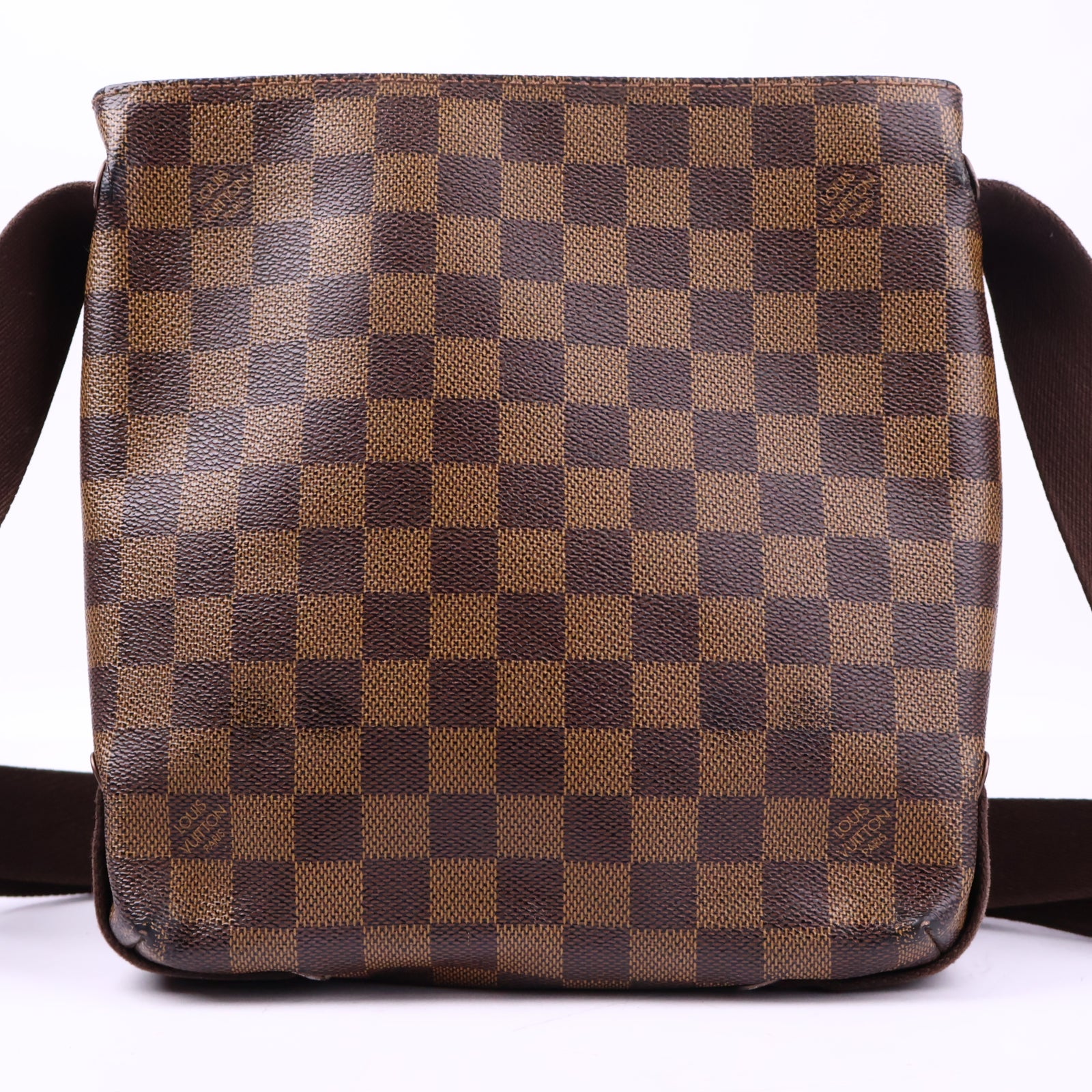 Louis Vuitton Damier Brooklyn PM Messenger Messenger Bag J3053 | Pre-Owned Excellent Brown Damier Canvas