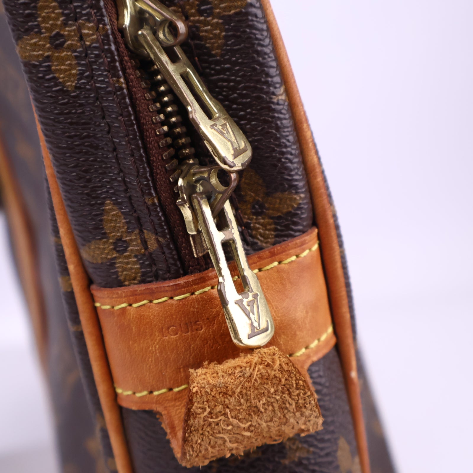 Louis Vuitton Porte Documents Monogram Canvas Briefcase Briefcase J3056 | Pre-Owned Excellent Brown Monogram Canvas