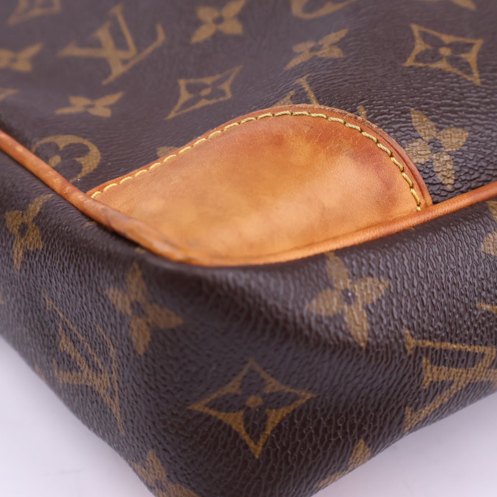 Louis Vuitton Porte Documents Monogram Canvas Briefcase Briefcase J3056 | Pre-Owned Excellent Brown Monogram Canvas