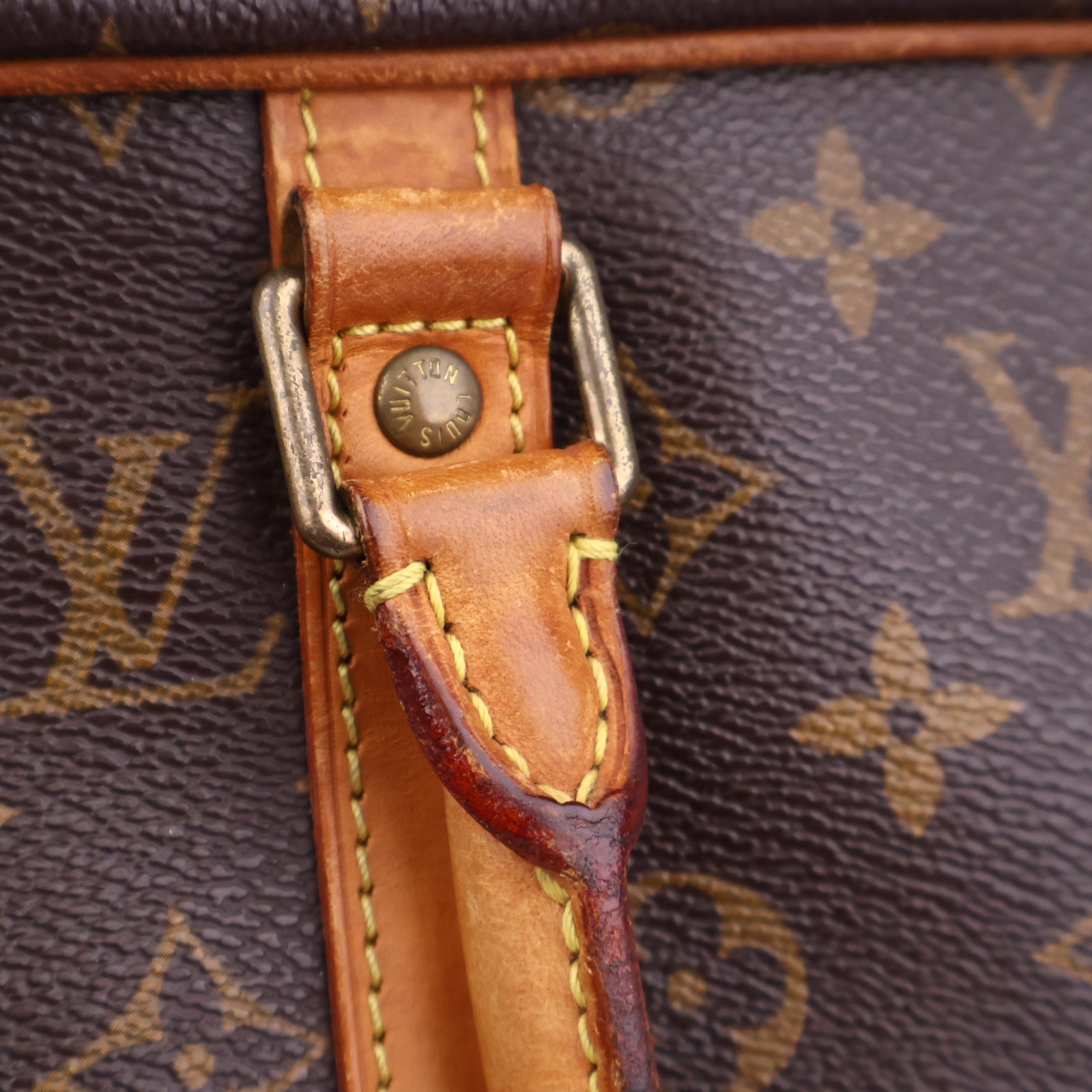 Louis Vuitton Porte Documents Monogram Canvas Briefcase Briefcase J3056 | Pre-Owned Excellent Brown Monogram Canvas