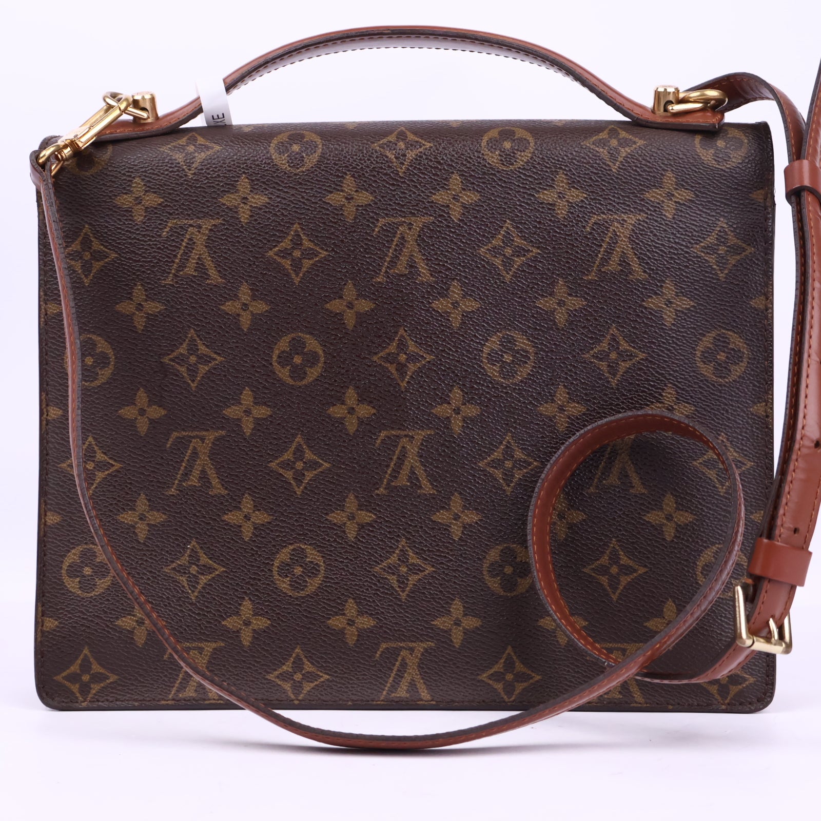 Louis Vuitton Monceau Handbag Monogram Shoulder Bag J3059 | Pre-Owned Like New Brown Monogram Canvas