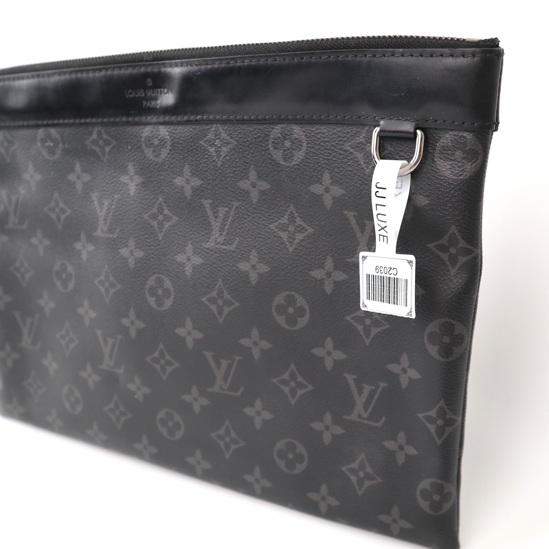 C2039 Louis Vuitton Eclipse Monogram Apollo Clutch Bag -Pre Owned