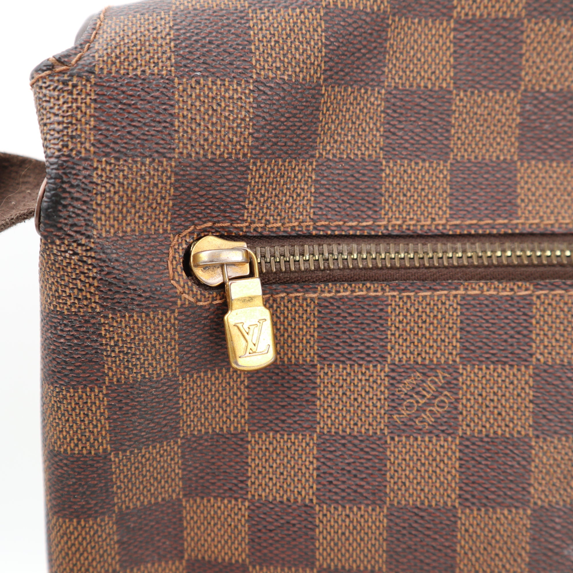 Louis Vuitton Damier Ebene Brooklyn GM Messenger Bag C1550 | Pre-Owned Very Good Brown Damier Ebene Canvas