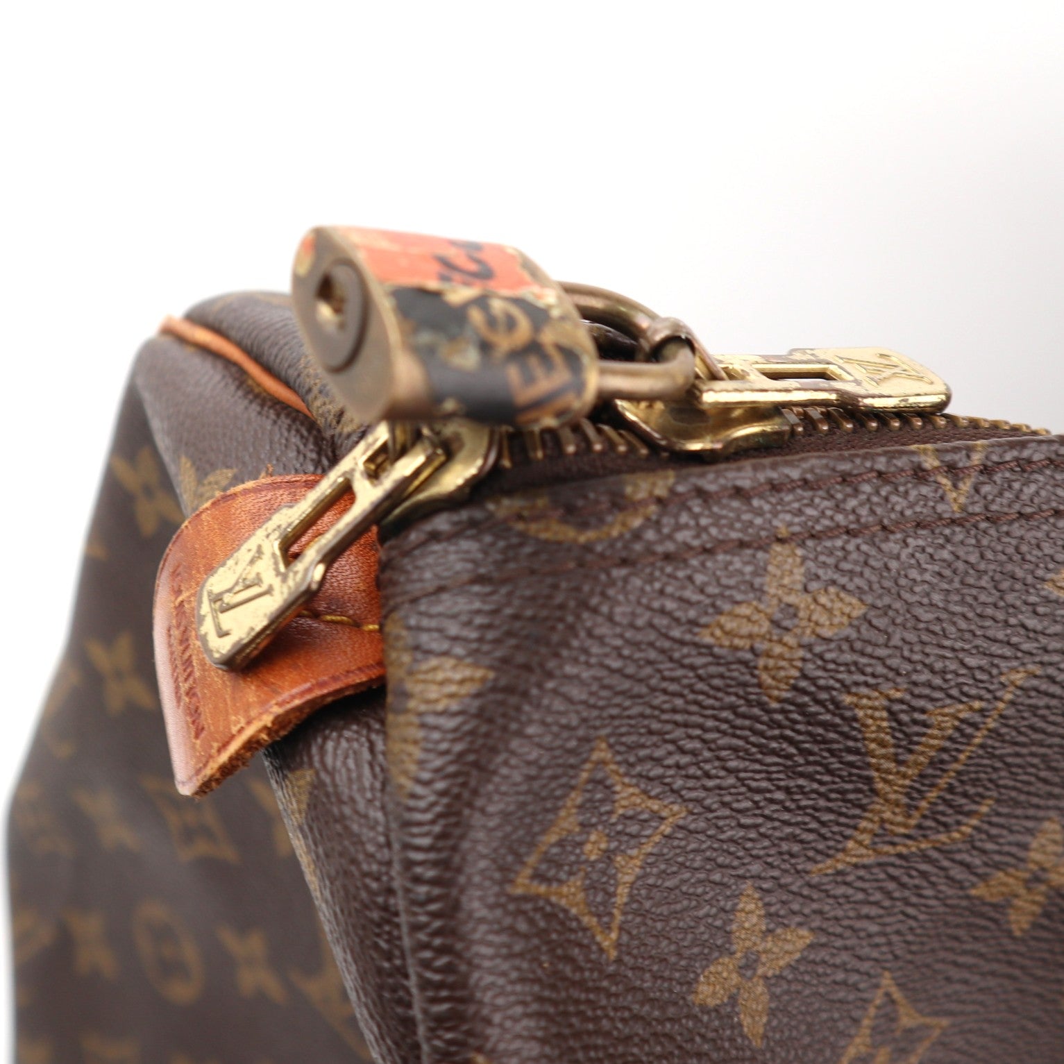 Louis Vuitton MONOGRAM CANVAS KEEPALL 60 Shoulder Bag C1553 | Pre-Owned Good Brown Monogram Canvas