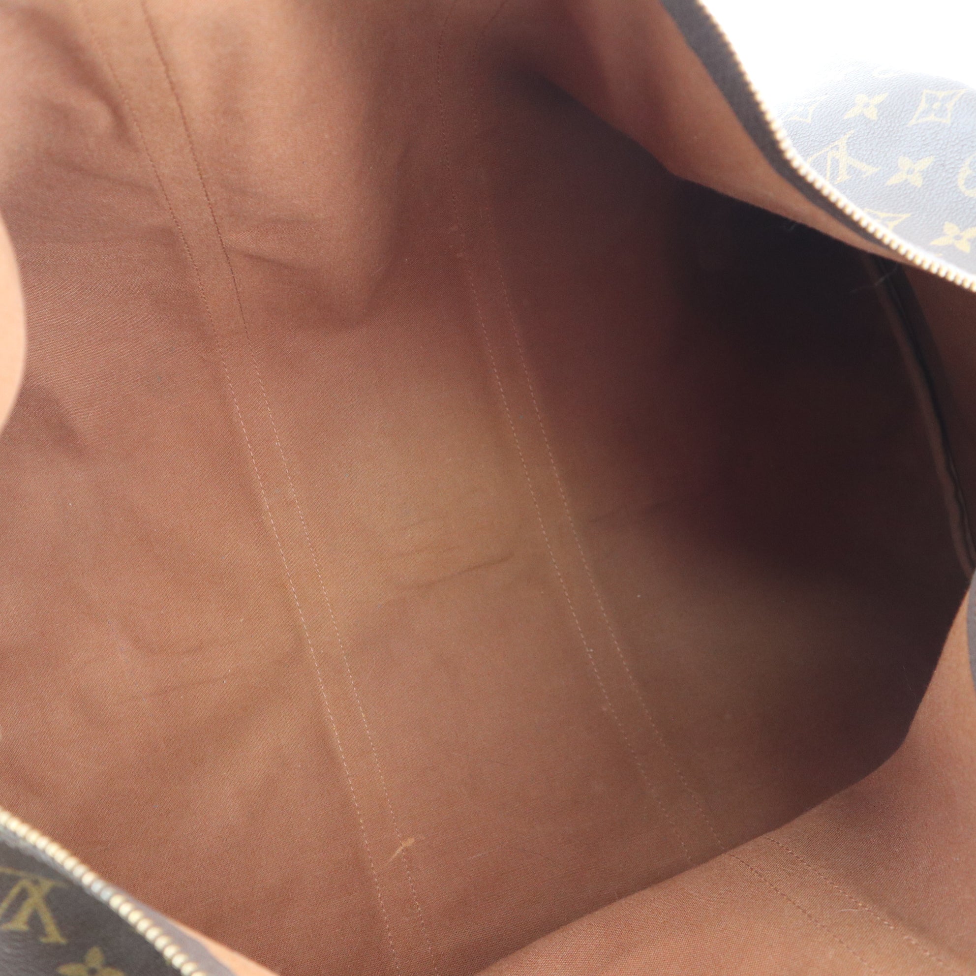 Louis Vuitton MONOGRAM CANVAS KEEPALL 60 Shoulder Bag C1553 | Pre-Owned Good Brown Monogram Canvas