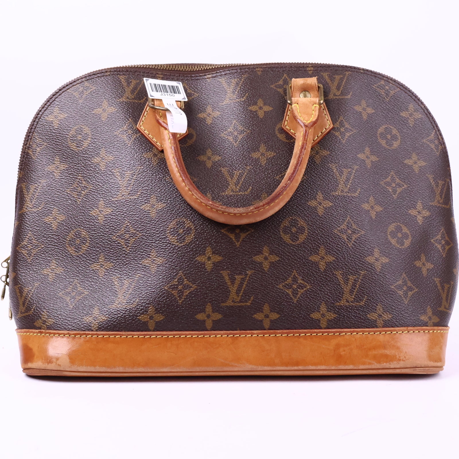 Louis Vuitton Alma Monogram Canvas Top Handle Bag J3150 | Pre-Owned Excellent Brown Monogram Canvas