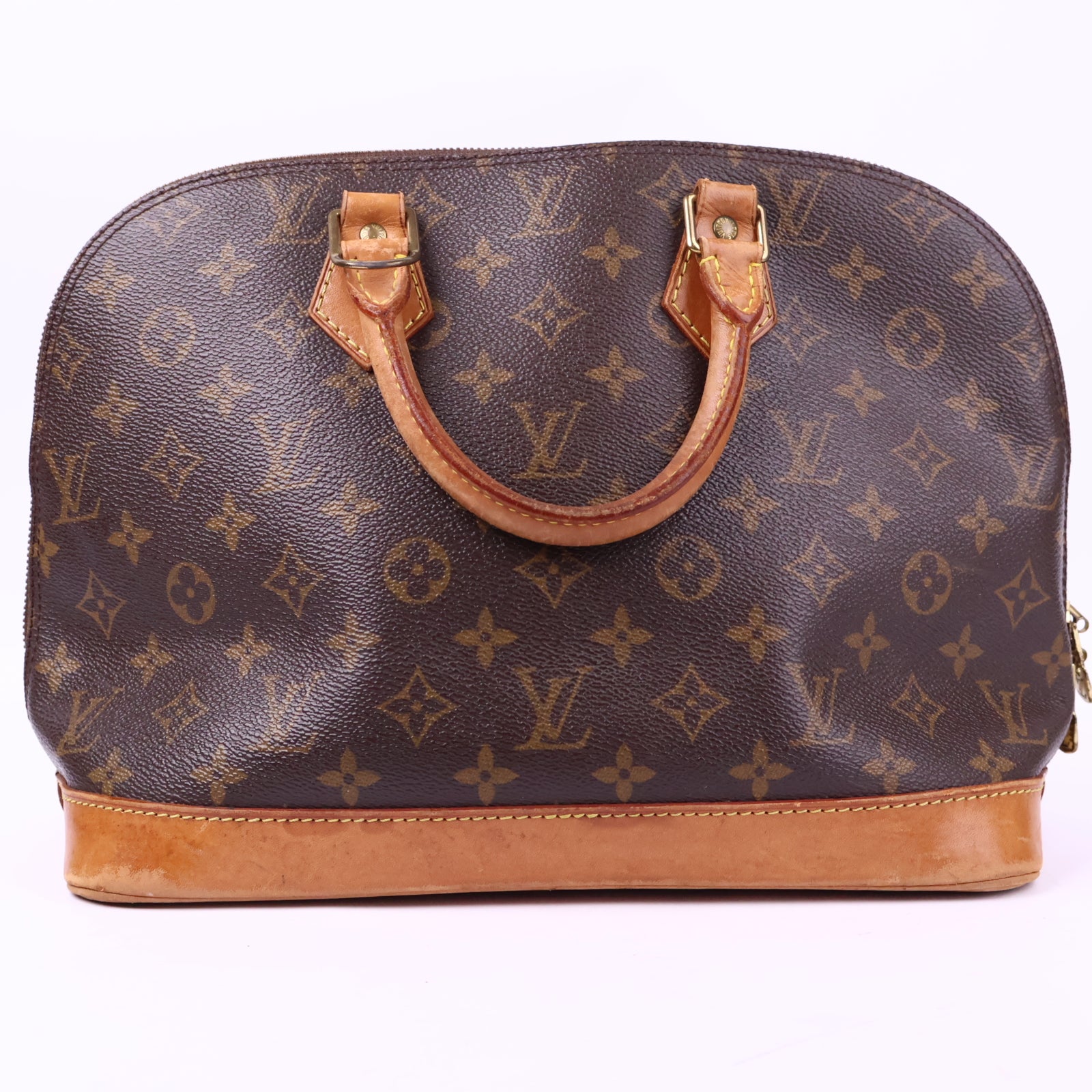 Louis Vuitton Alma Monogram Canvas Top Handle Bag J3150 | Pre-Owned Excellent Brown Monogram Canvas