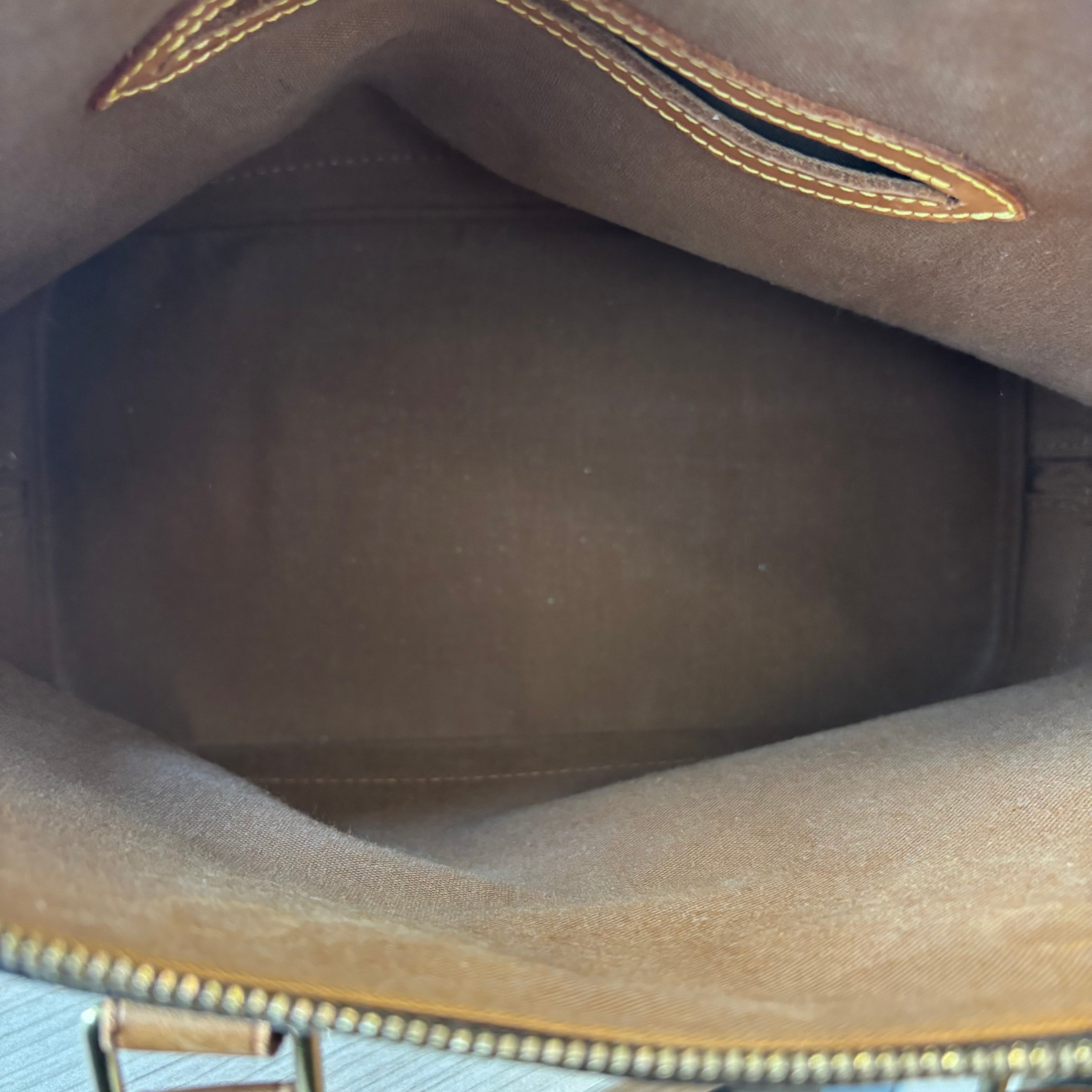 Louis Vuitton Alma Monogram Canvas Top Handle Bag J3150 | Pre-Owned Excellent Brown Monogram Canvas