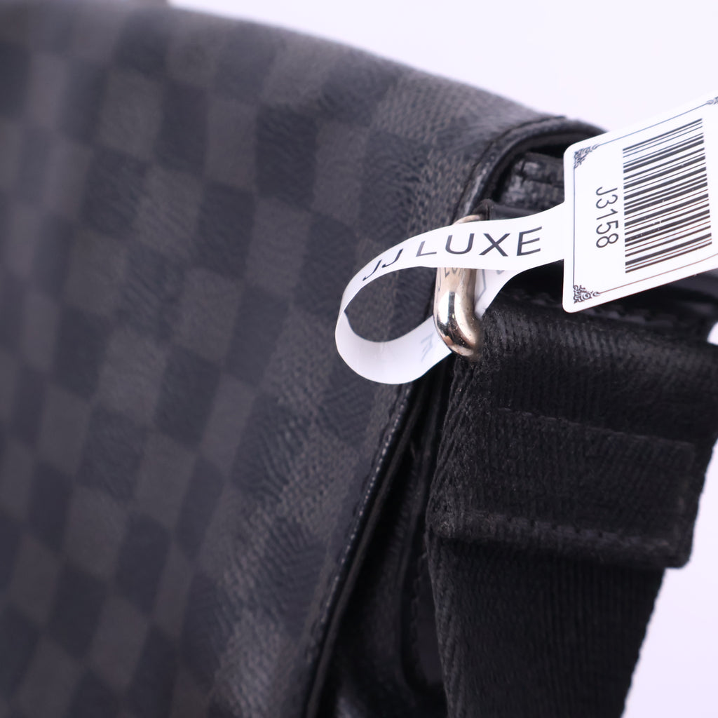 Louis Vuitton Damier Graphite Skyline Messenger Messenger Bag J3158 | Pre-Owned Like New Black / Grey Damier Graphite Canvas