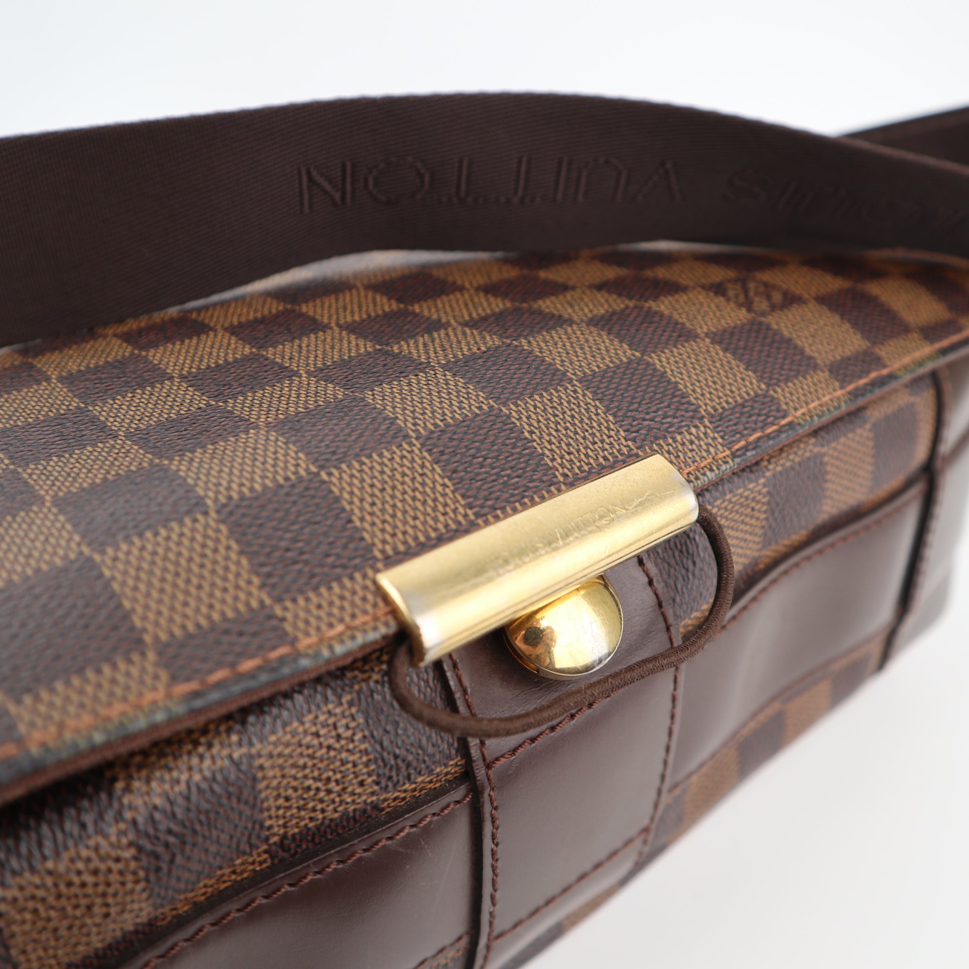 Louis Vuitton Damier Ebene Bastille Shoulder Bag C1557 | Pre-Owned Excellent Brown Damier Ebene Canvas