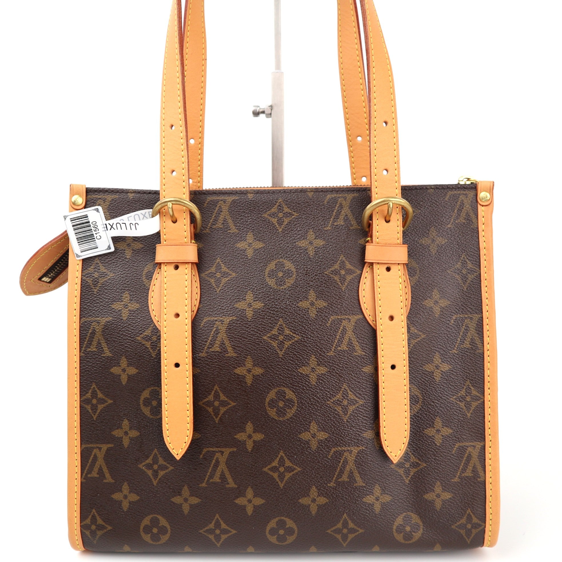 Louis Vuitton Monogram Popincourt Haut Shoulder Bag C1560R | Pre-Owned Excellent Brown Monogram Canvas