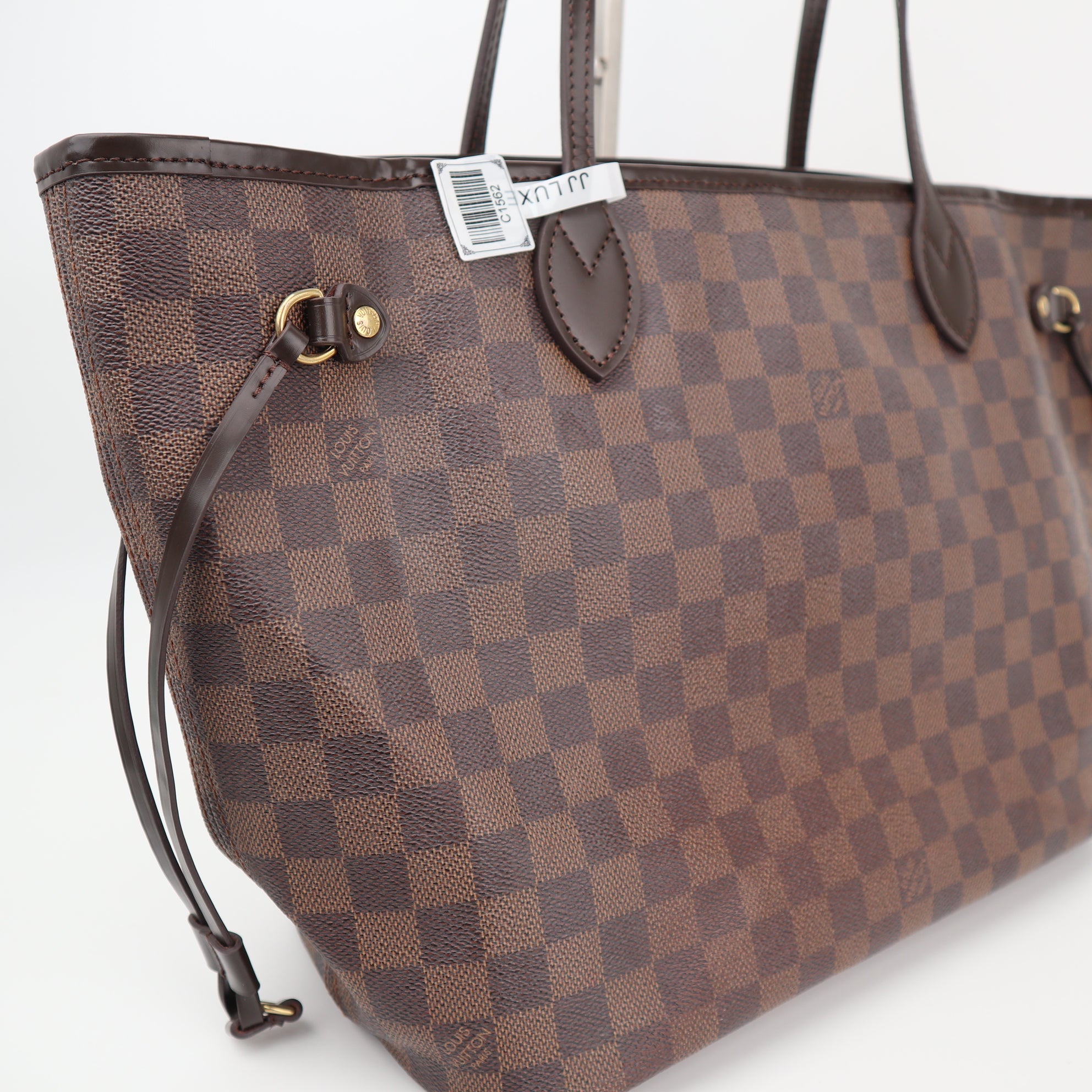 Louis Vuitton Damier Ebene Canvas Neverfull MM Shoulder Bag C1562R | Pre-Owned Excellent Brown Damier Ebene Canvas