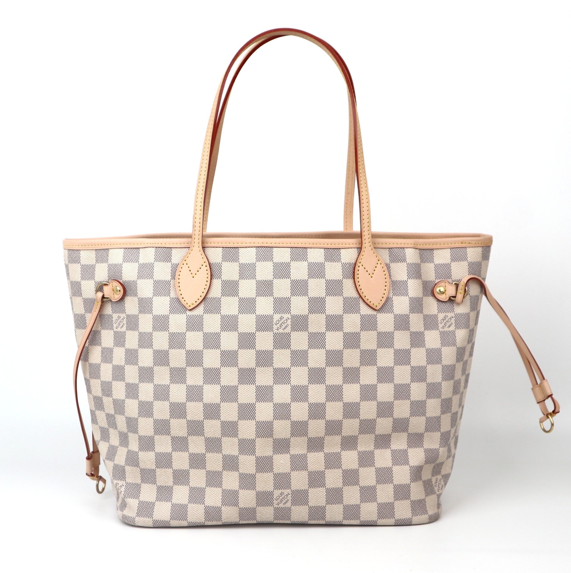 C1002 Neverfull MM Damier Azur Canvas-Pre Owned