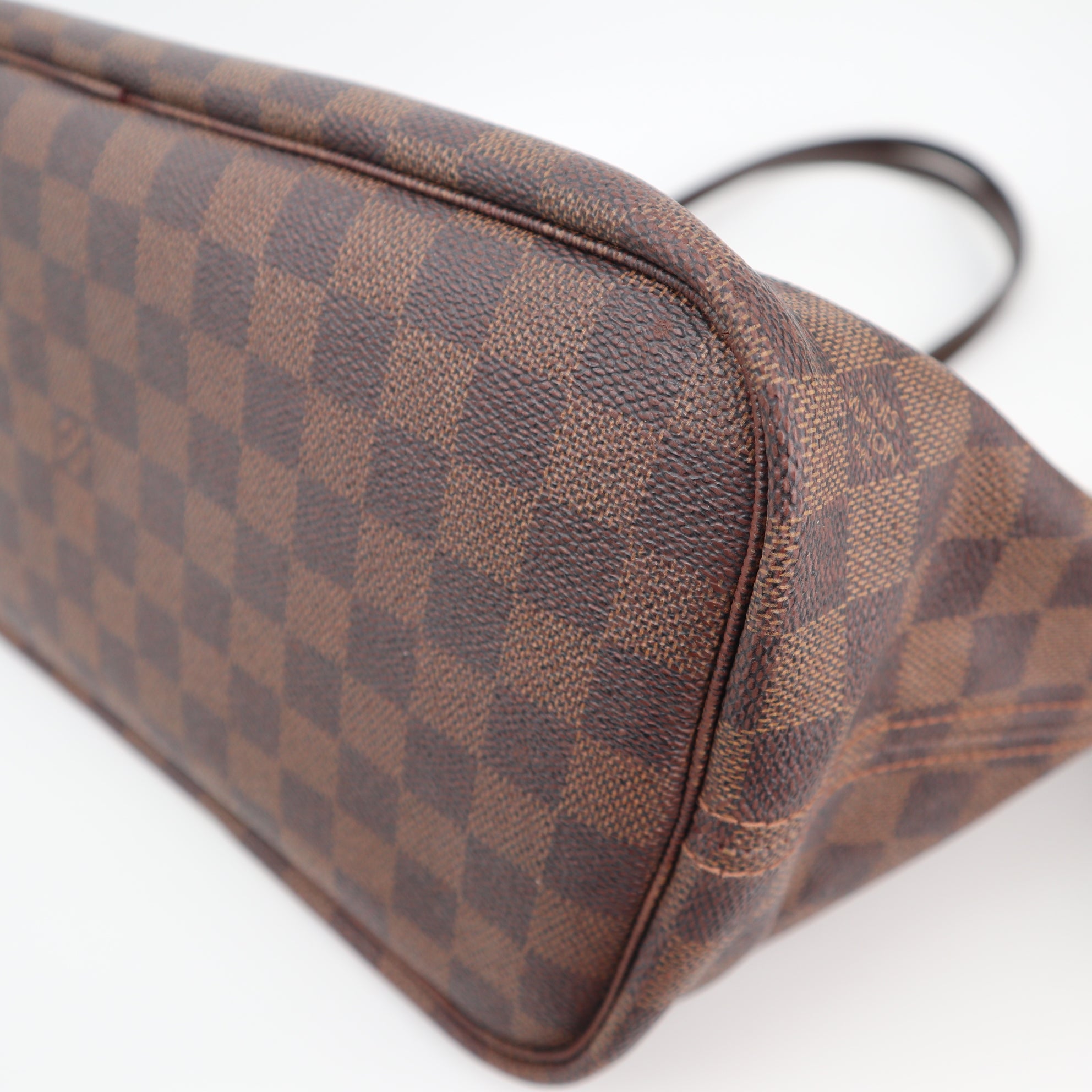 Louis Vuitton Damier Ebene Canvas Neverfull MM Shoulder Bag C1562R | Pre-Owned Excellent Brown Damier Ebene Canvas